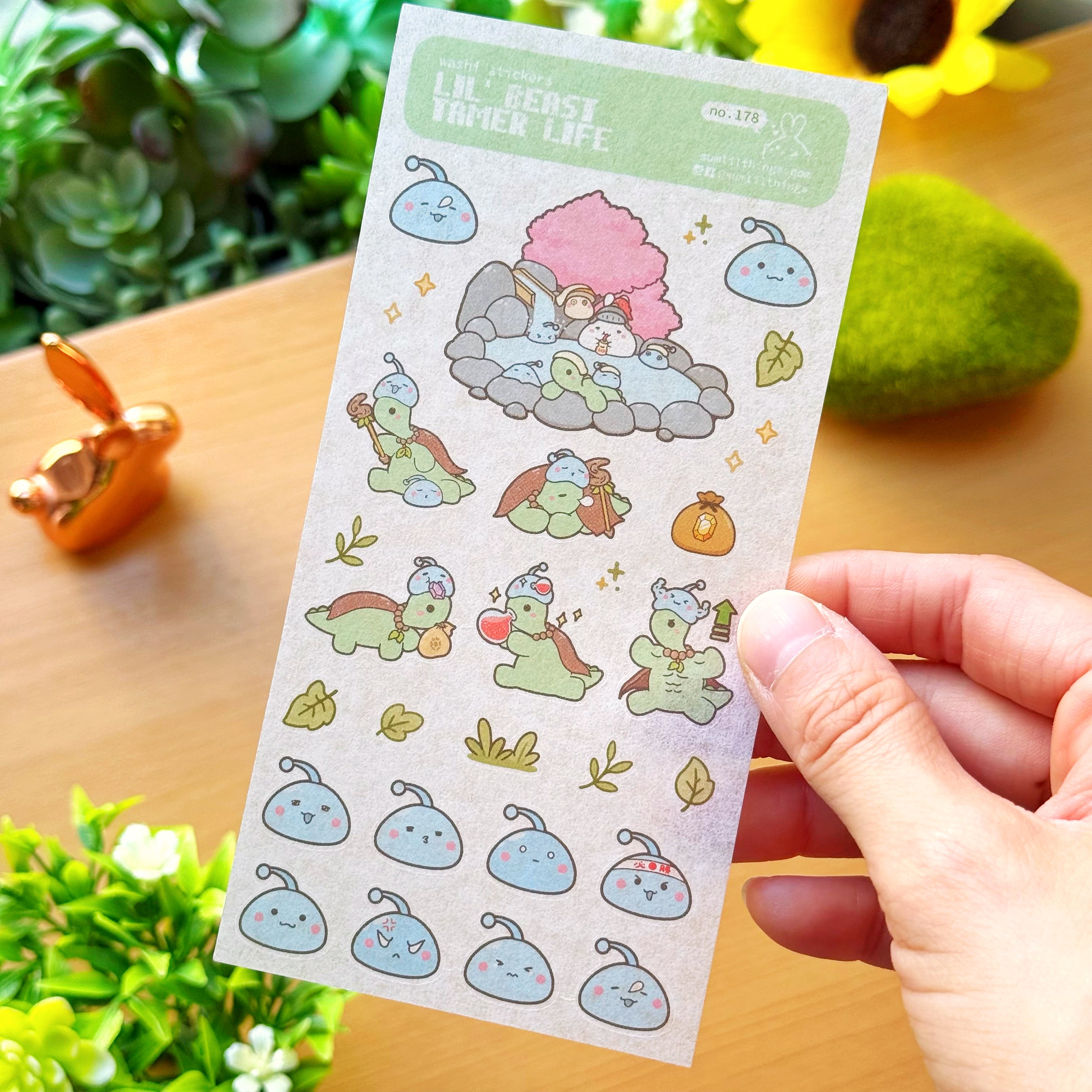 Washi Sticker - Lil' Beast Tamer Life
