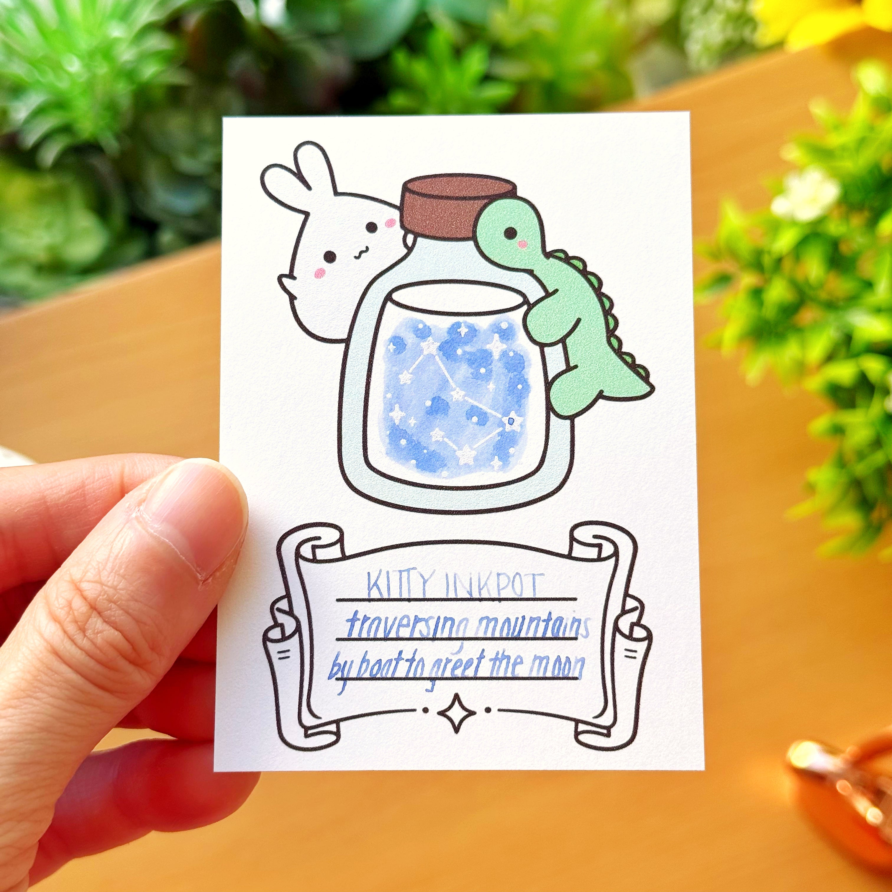Fountain Pen Ink Swatch Cards (Set of 3)