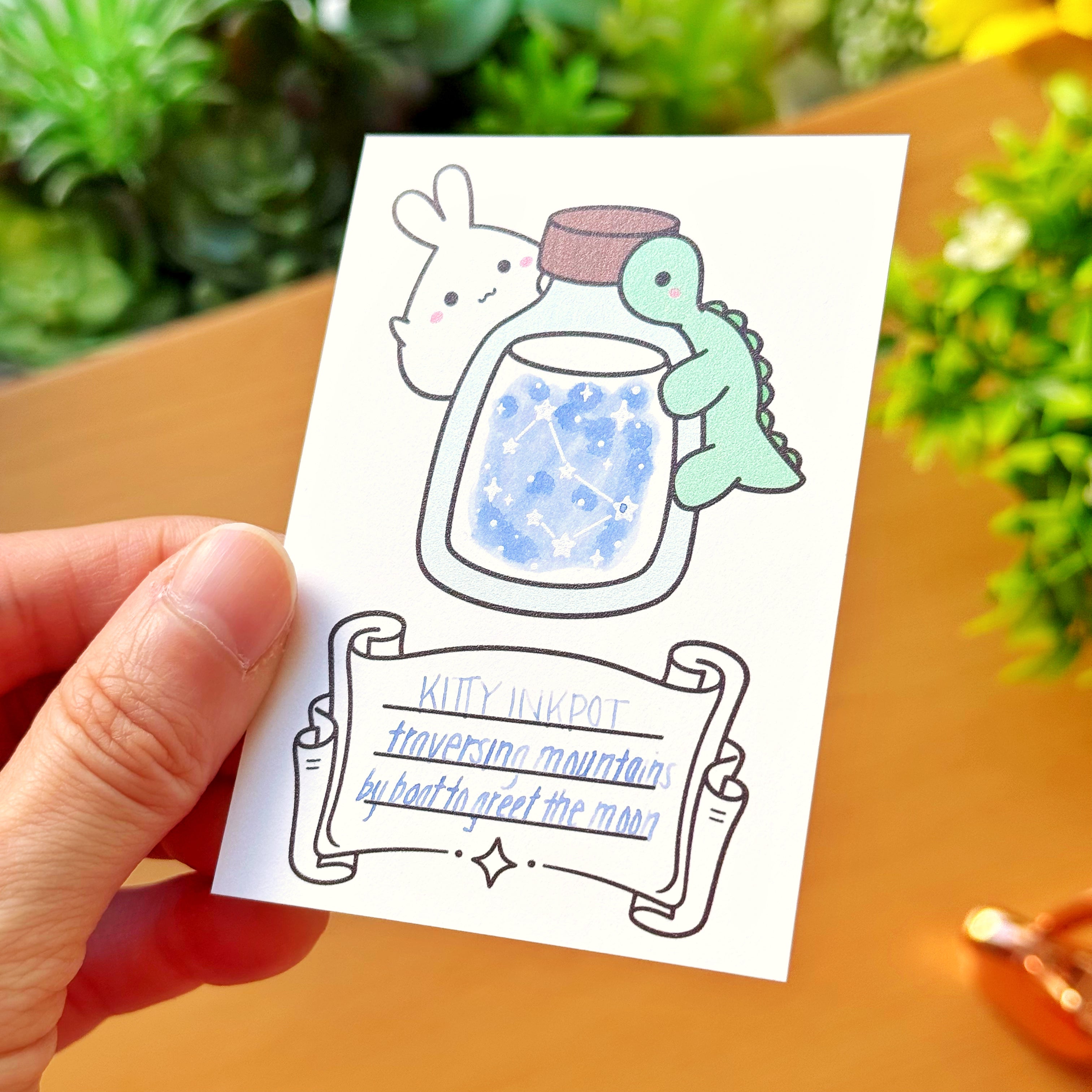 Fountain Pen Ink Swatch Cards (Set of 3)