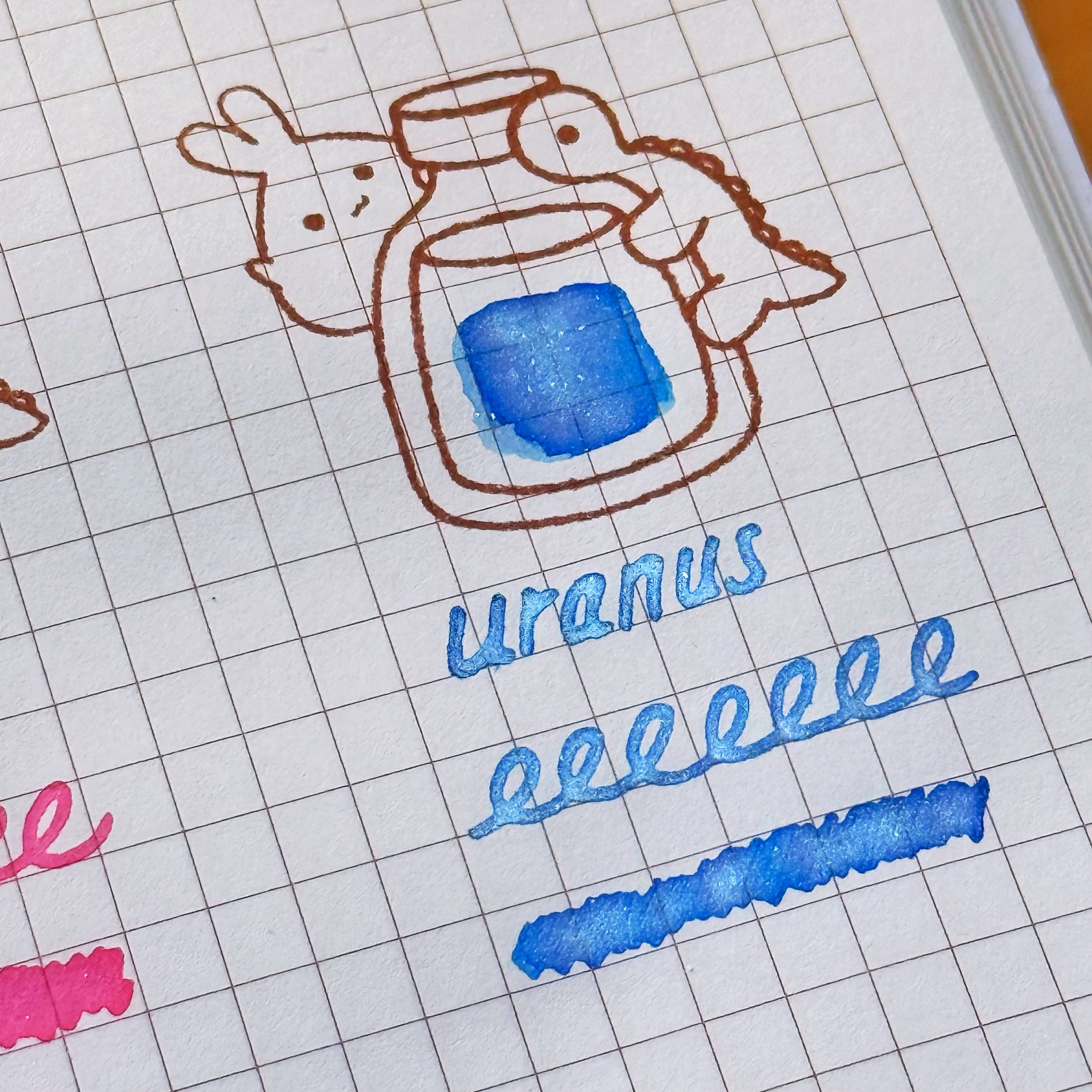 Uranus (Shimmer Fountain Pen Ink)