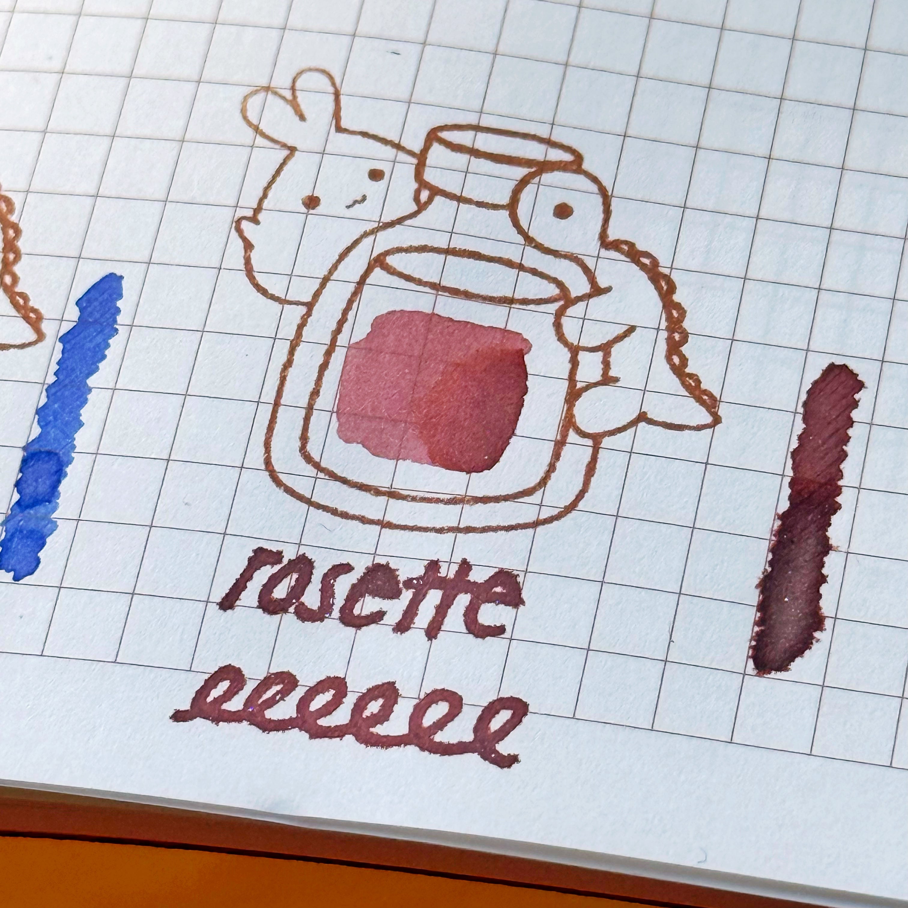 Rosette (Shimmer Fountain Pen Ink)