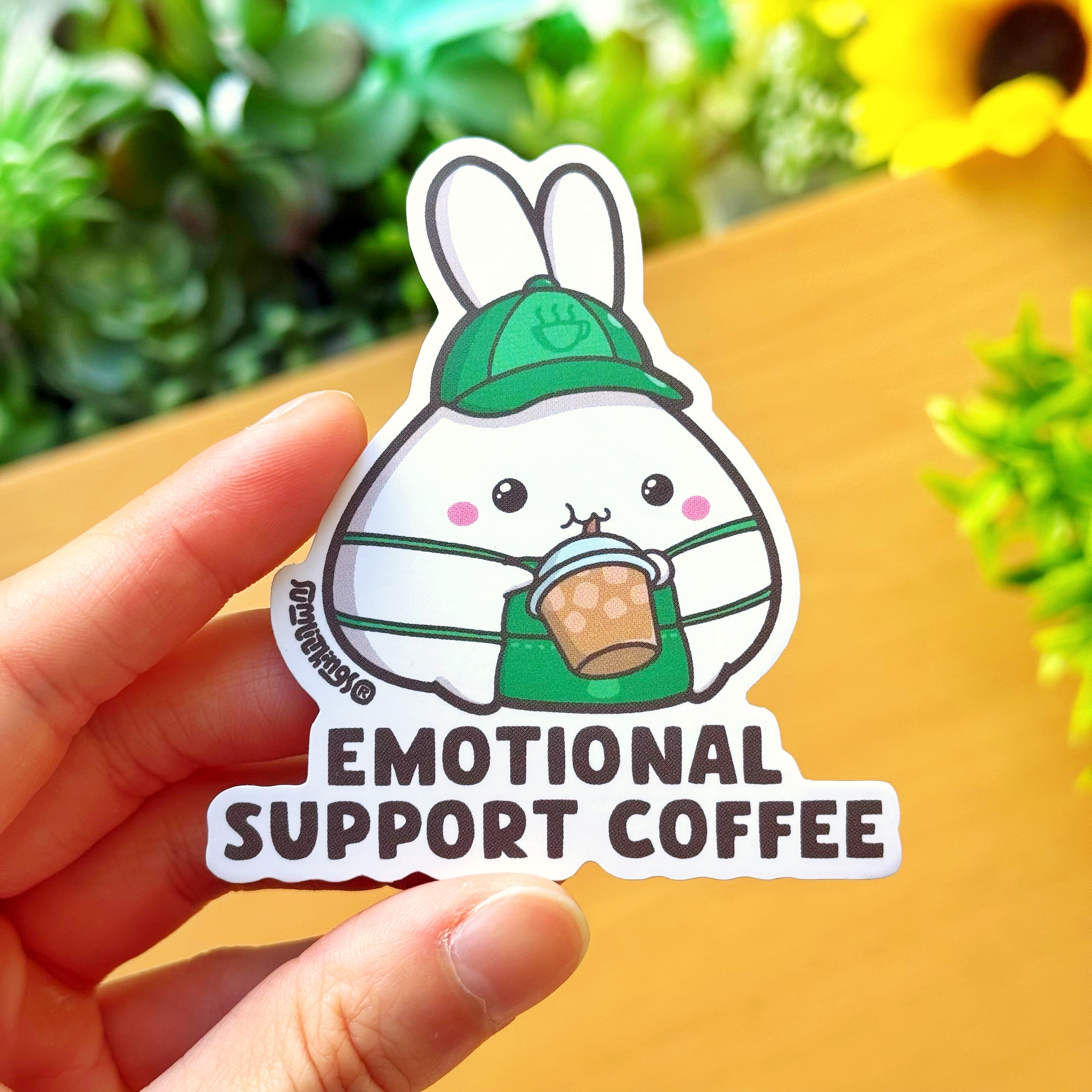 Vinyl Sticker - Emotional Support Coffee
