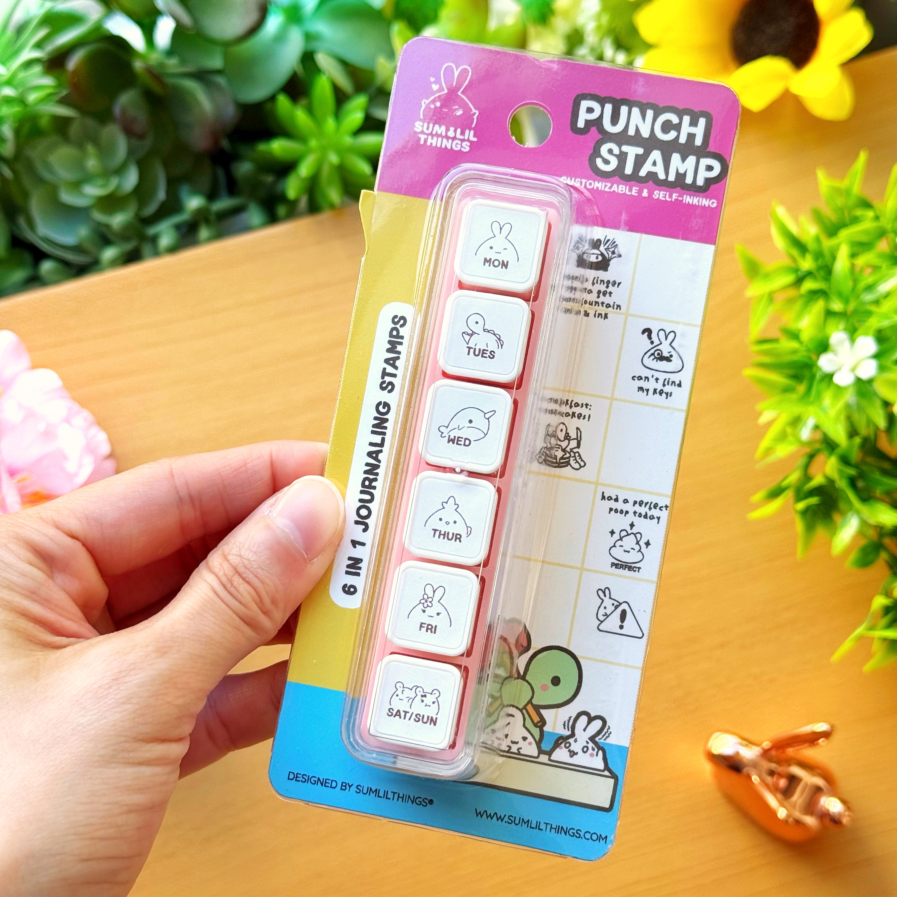 6-in-1 Removable Punch Stamp - Days of the Week