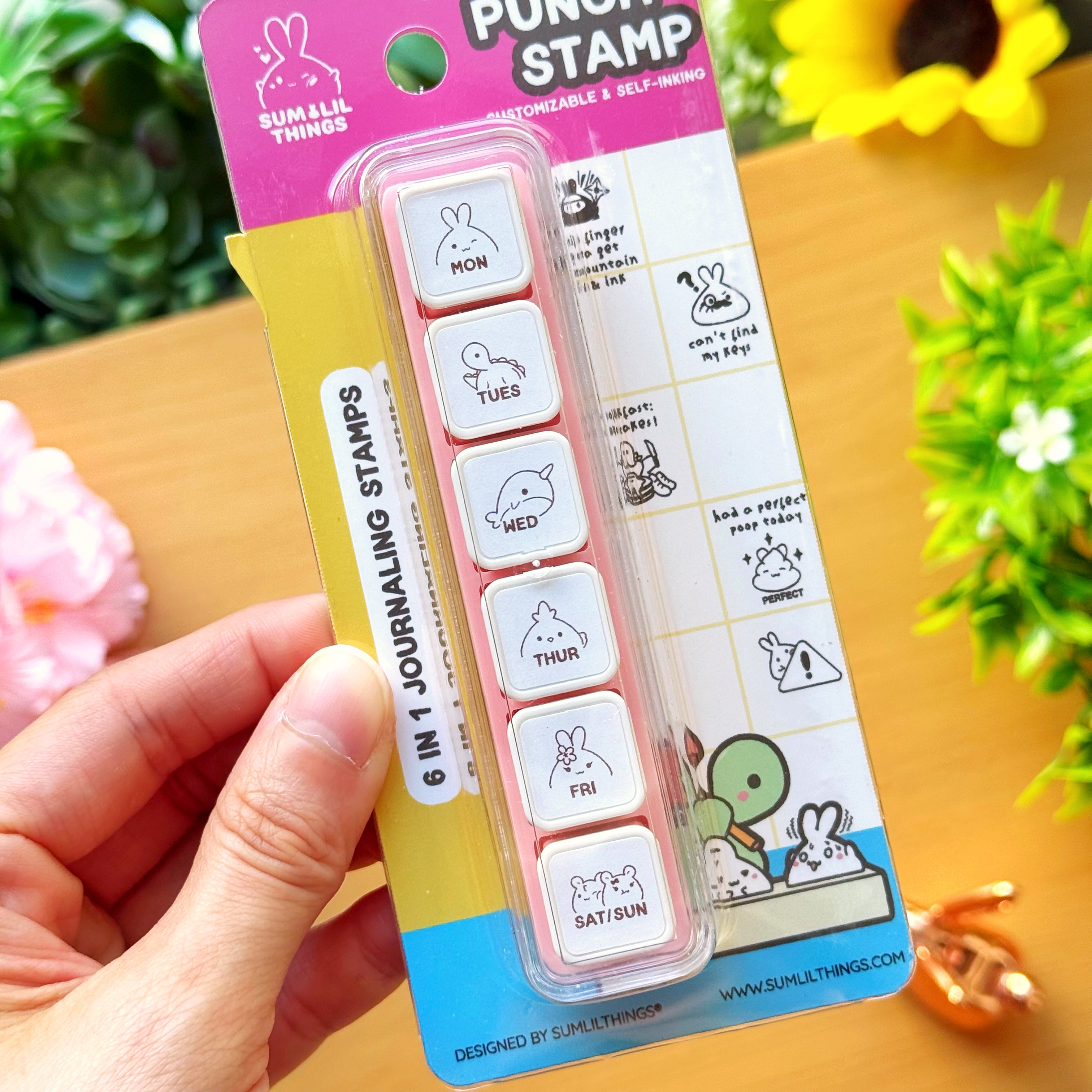 6-in-1 Removable Punch Stamp - Days of the Week