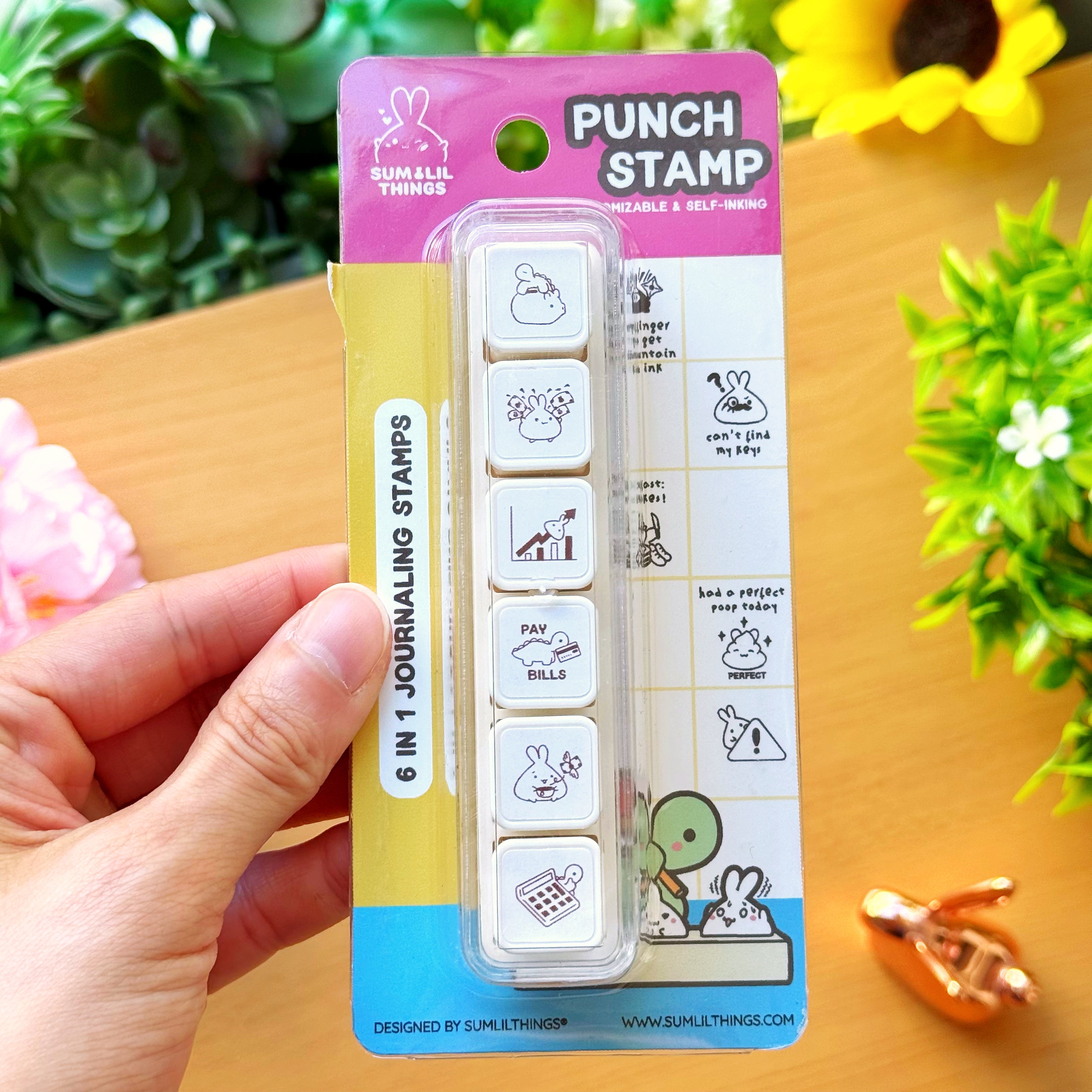 6-in-1 Removable Punch Stamp - Money Matters