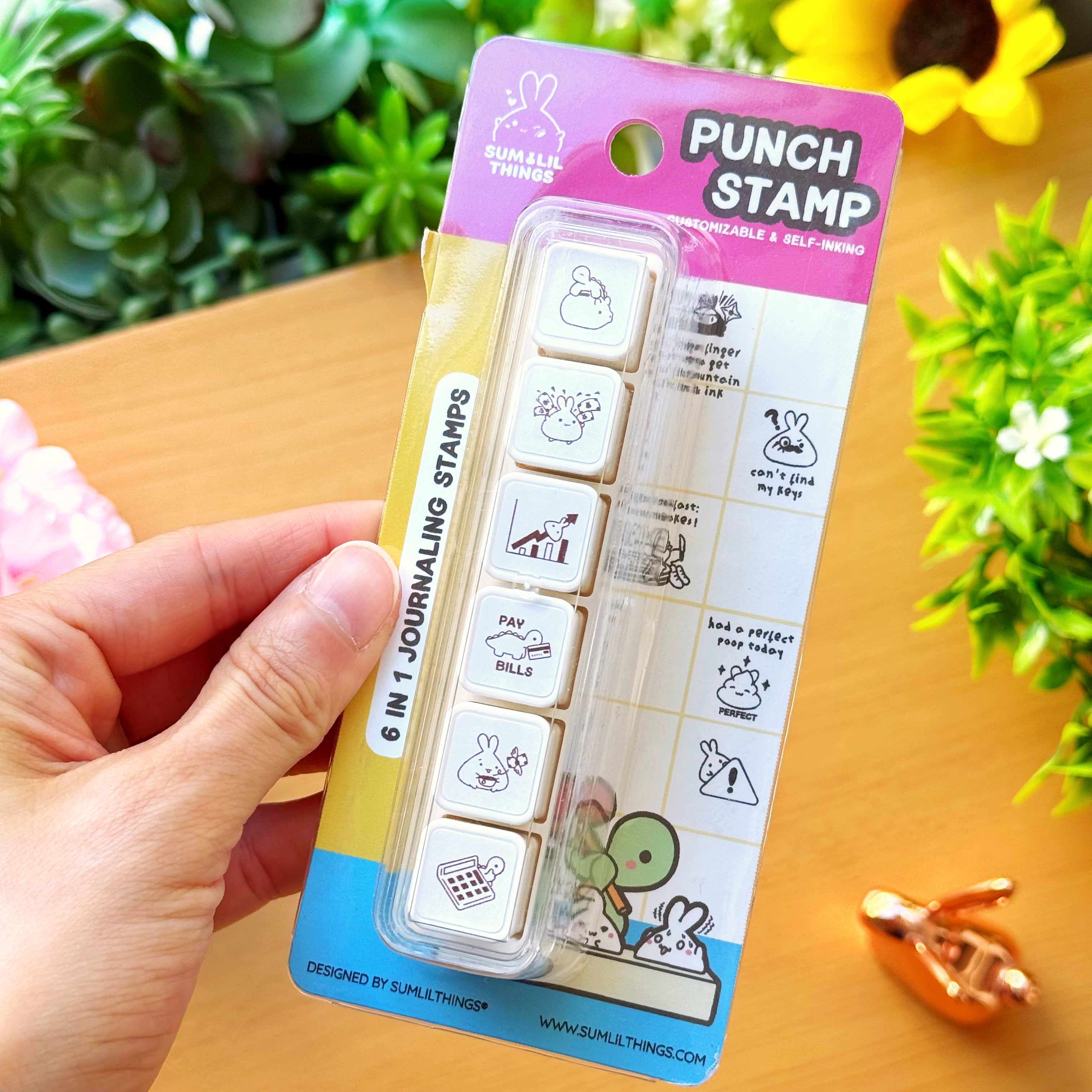 6-in-1 Removable Punch Stamp - Money Matters