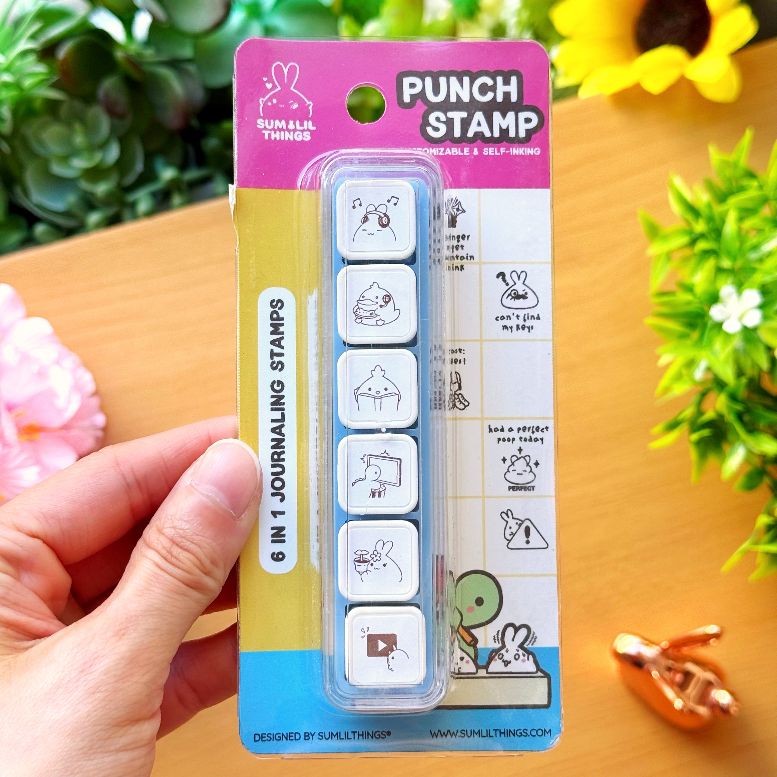 6-in-1 Removable Punch Stamp - Homebody