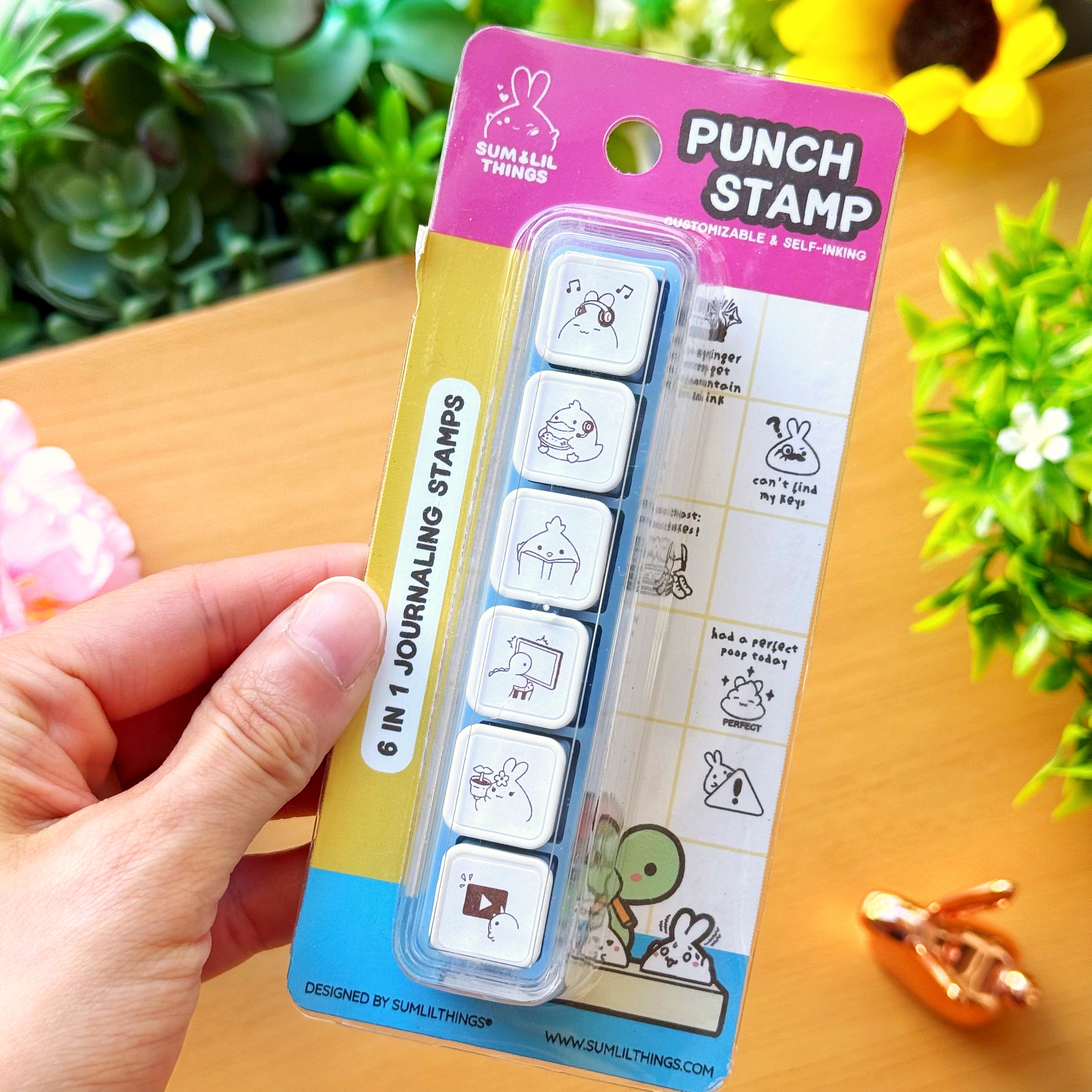 6-in-1 Removable Punch Stamp - Homebody