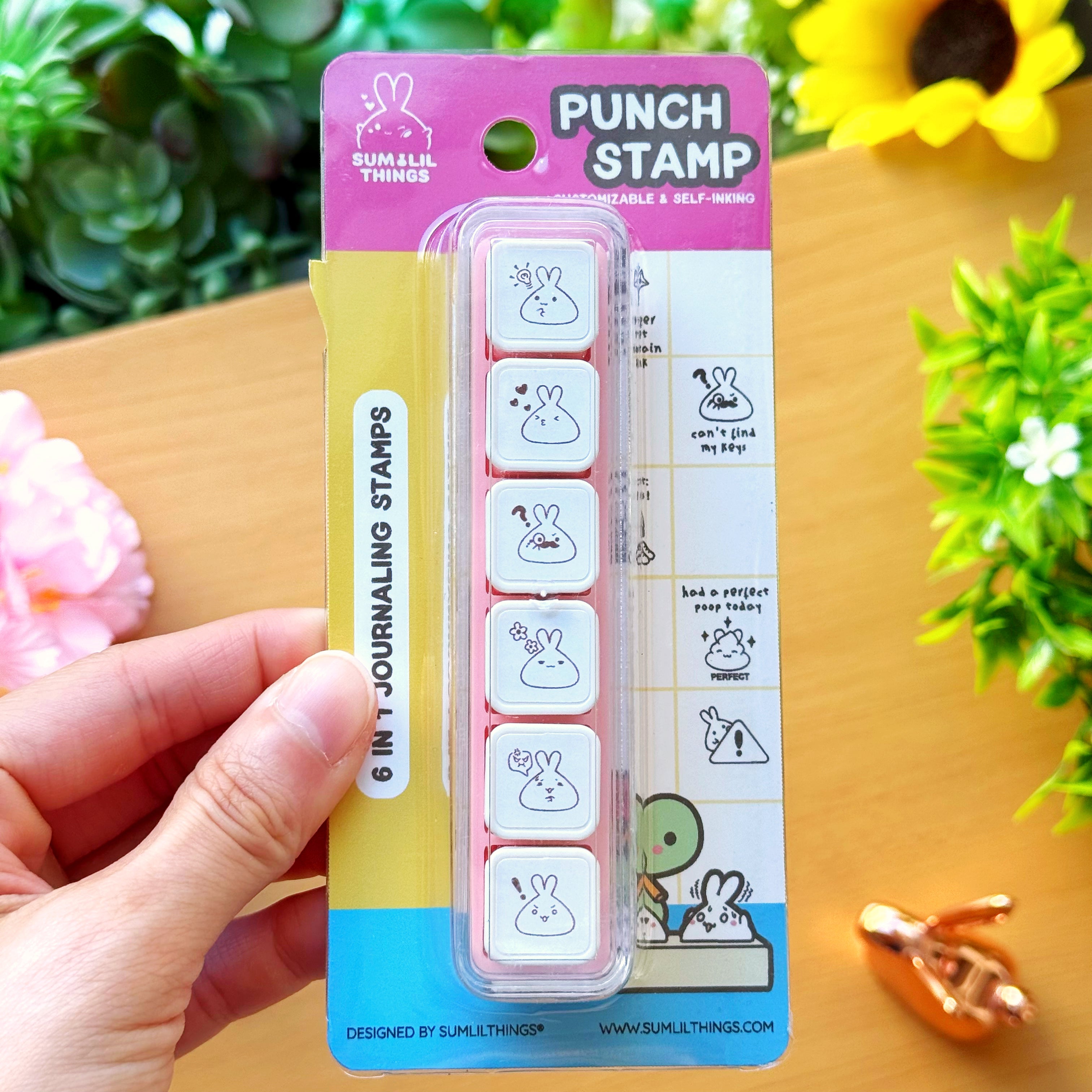 6-in-1 Removable Punch Stamp - Lil' Expressions