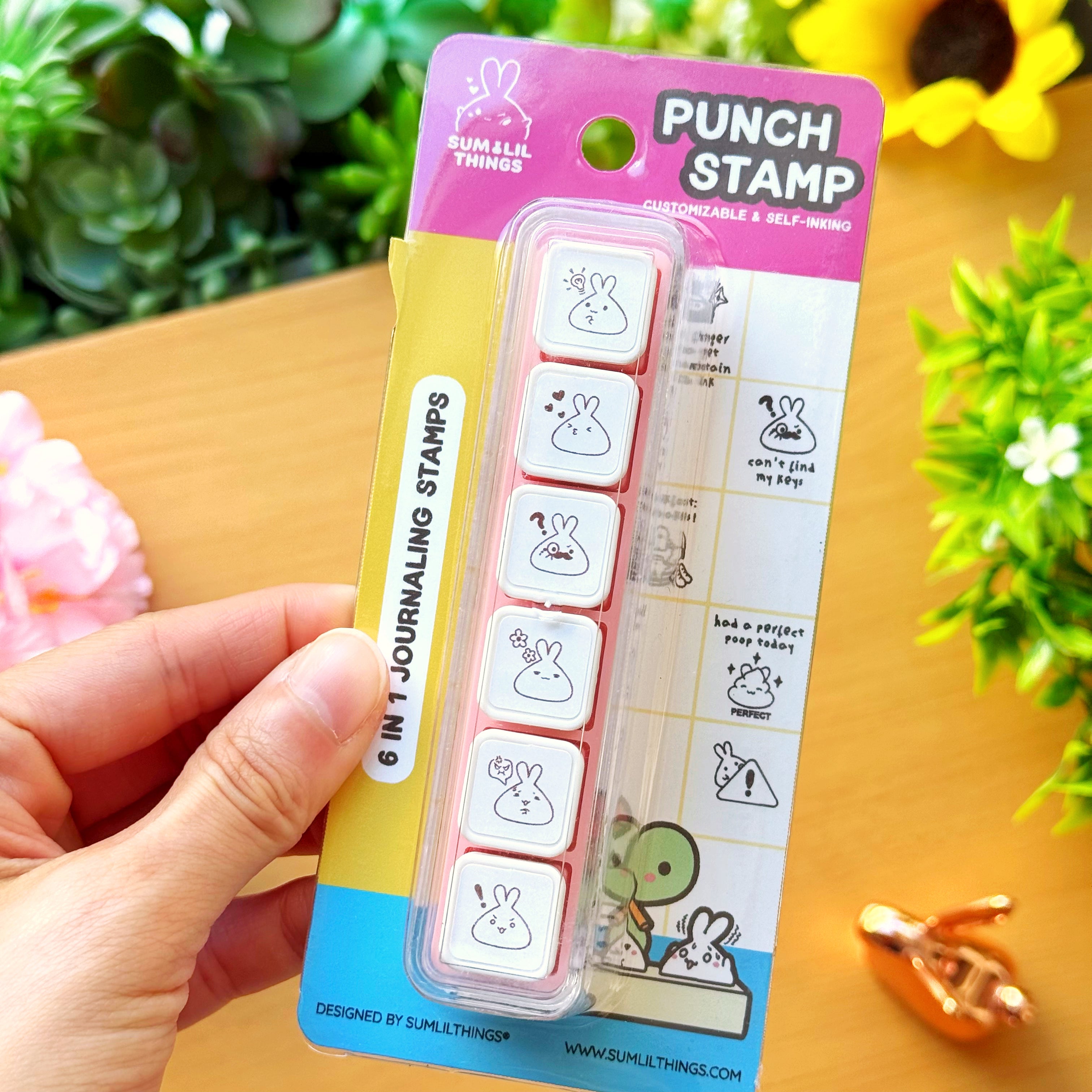 6-in-1 Removable Punch Stamp - Lil' Expressions