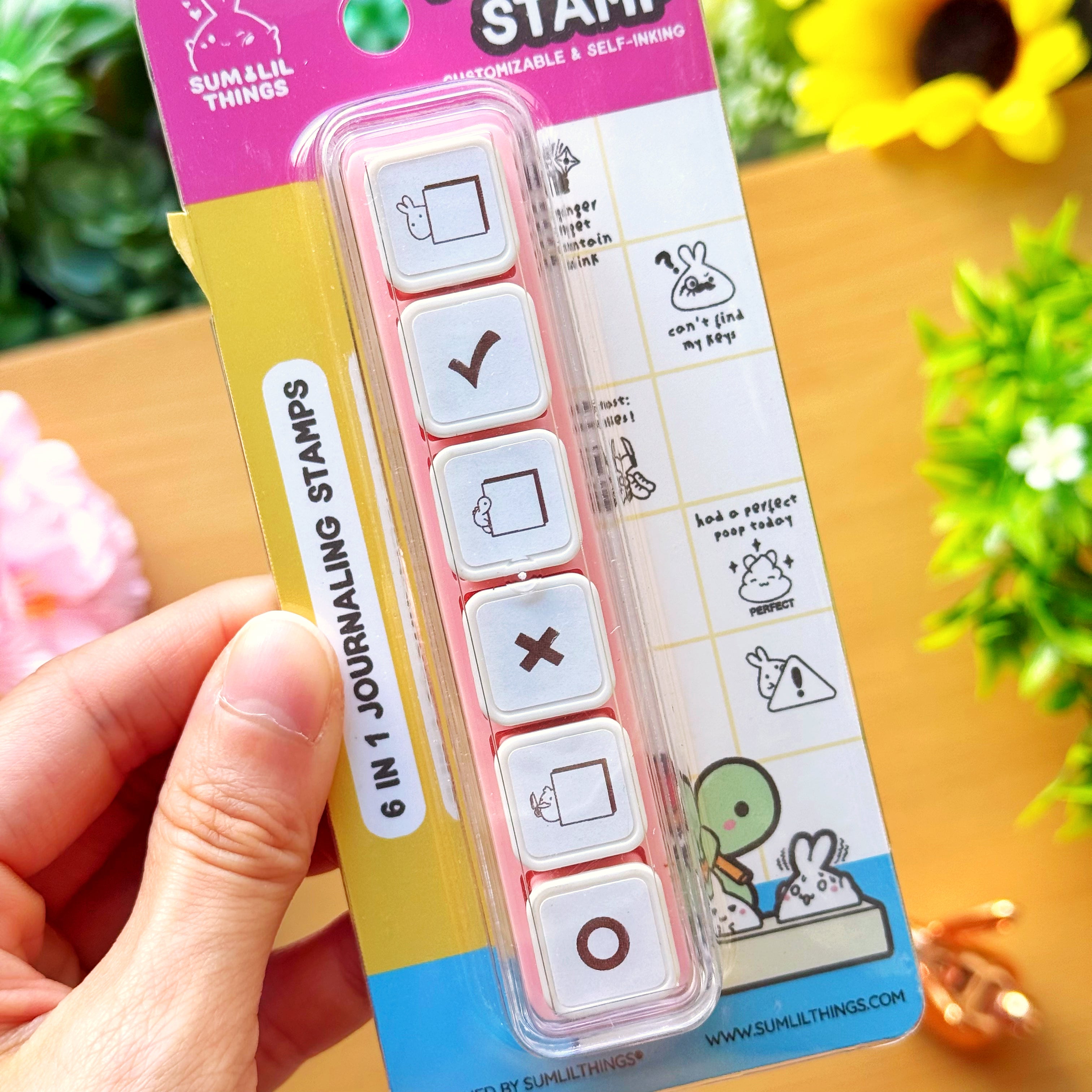 6-in-1 Removable Punch Stamp - Check It Off!
