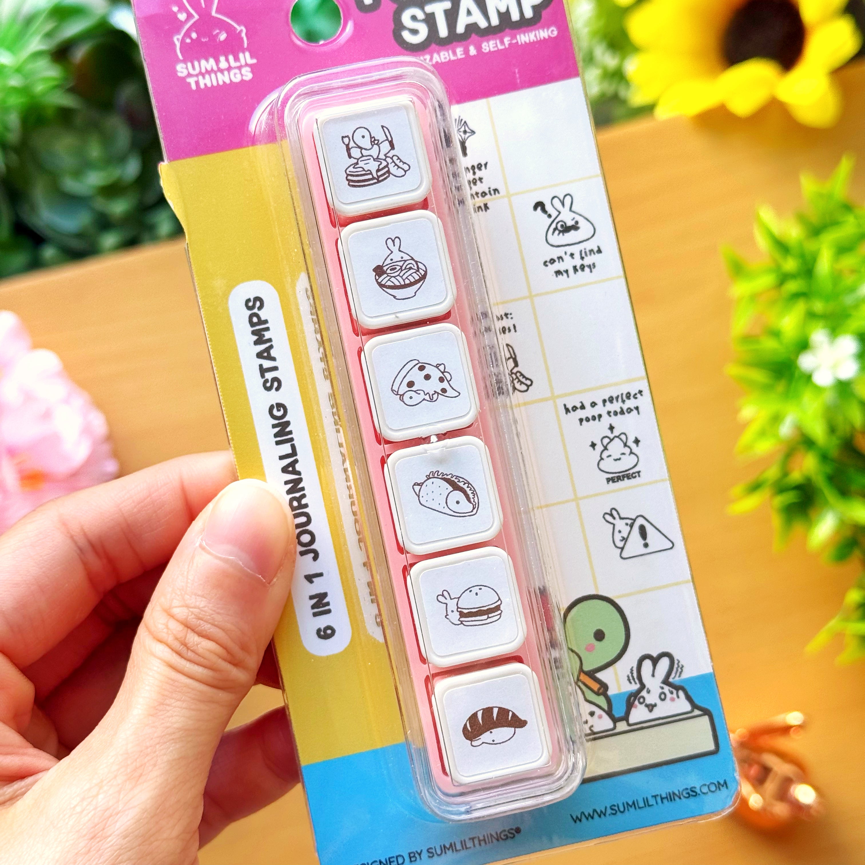 6-in-1 Removable Punch Stamp - Foodie Favorites