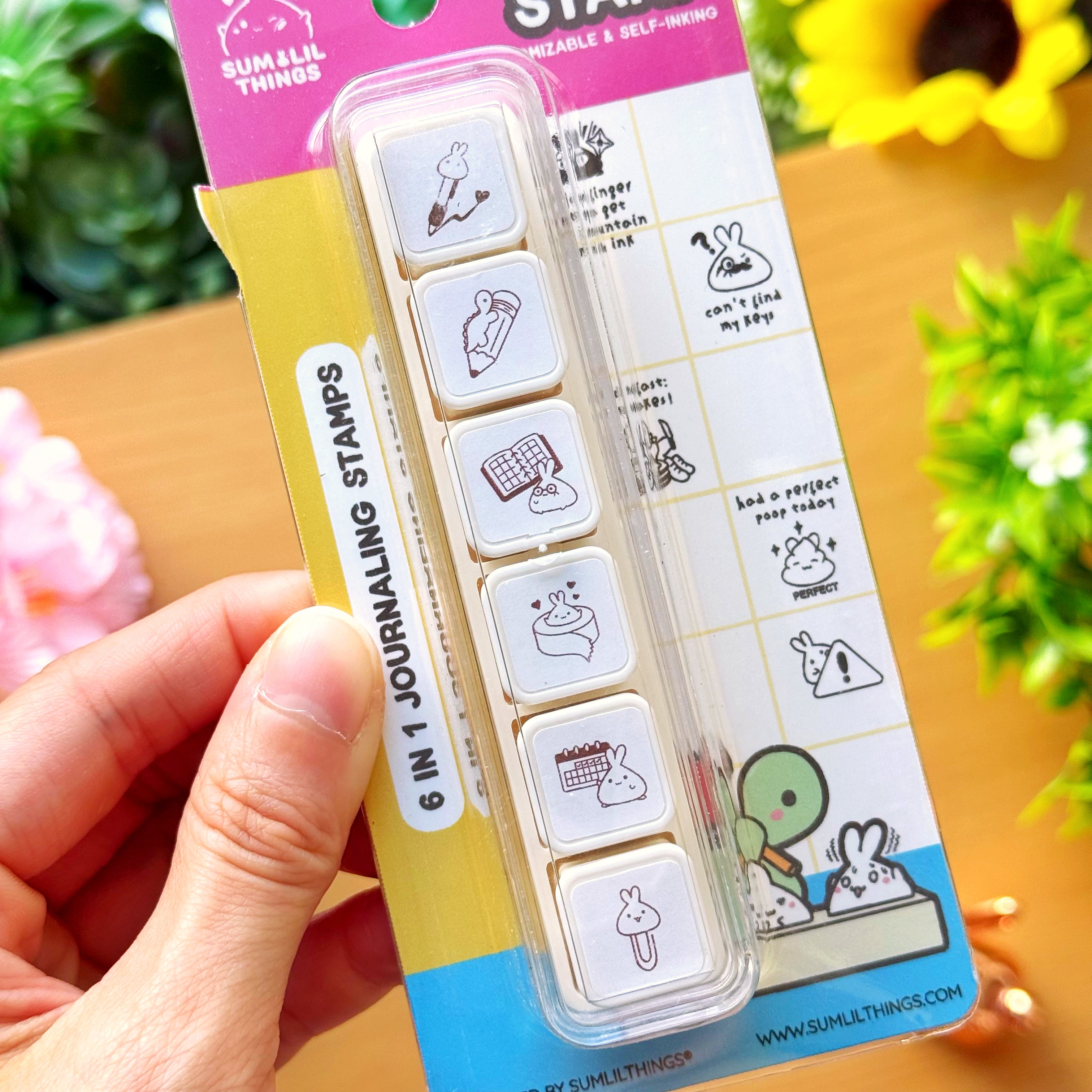 6-in-1 Removable Punch Stamp - Lil' Planner Pals