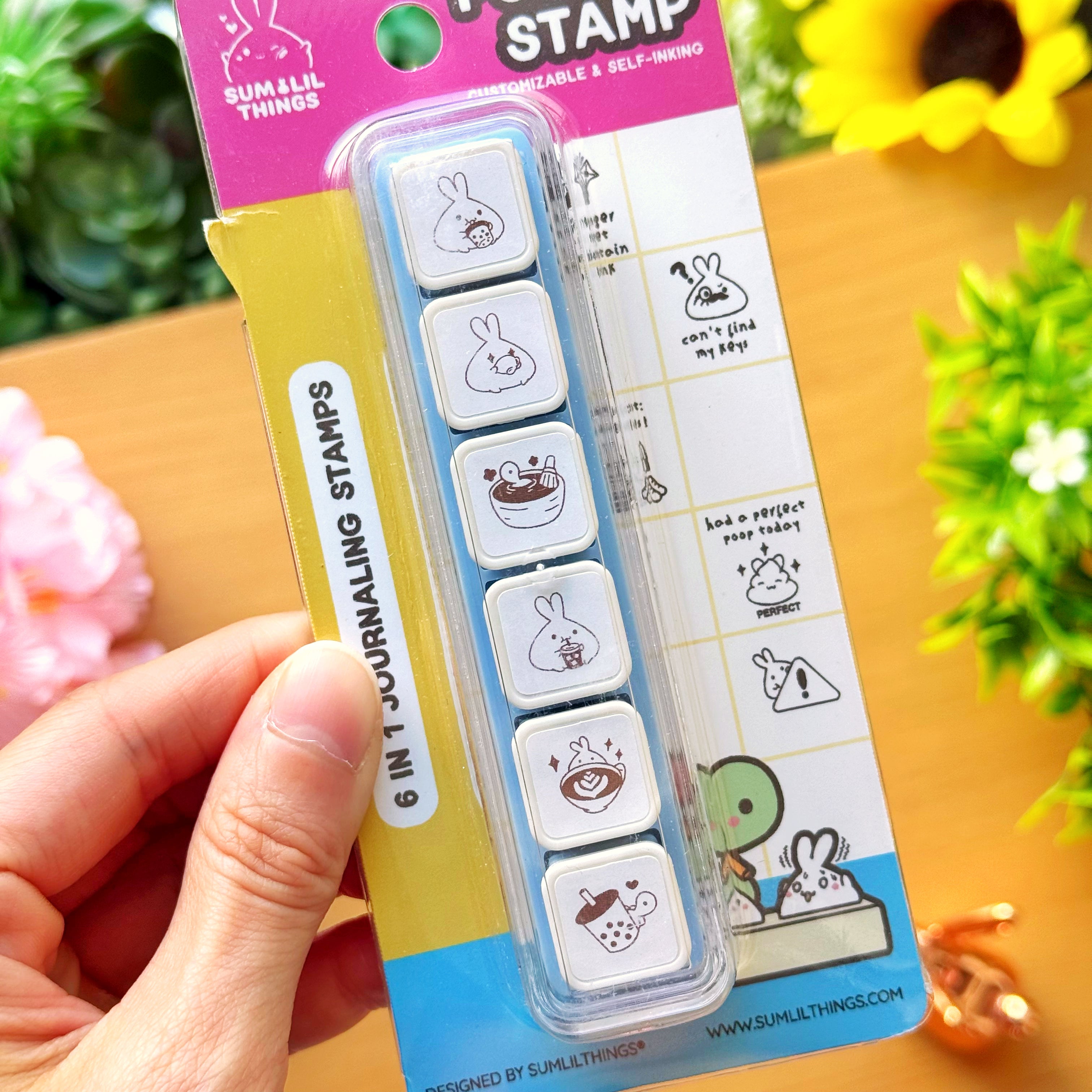 6-in-1 Removable Punch Stamp - Sip Sip Hooray!