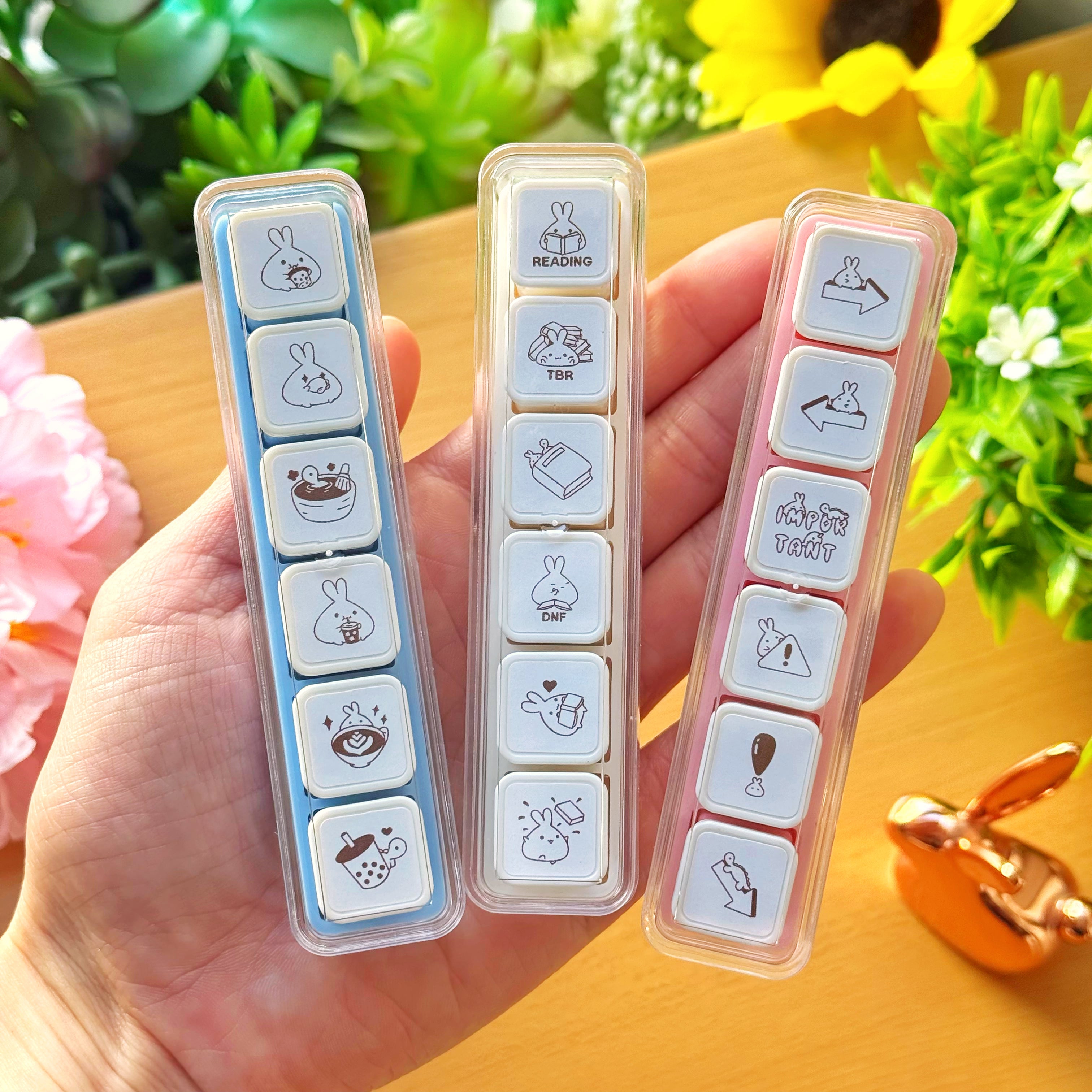 6-in-1 Removable Punch Stamp FULL SET (17 Designs)