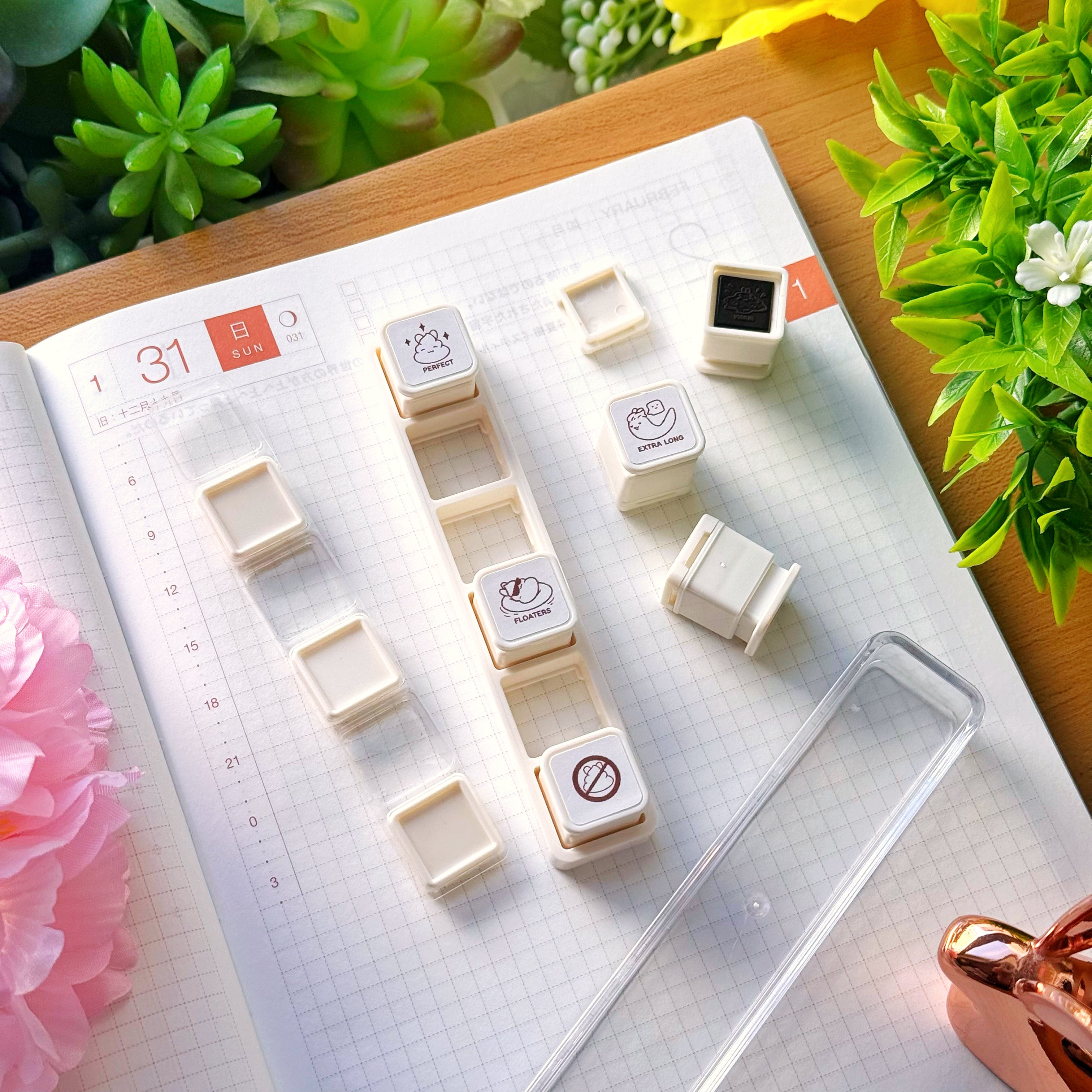 6-in-1 Removable Punch Stamp FULL SET (17 Designs)