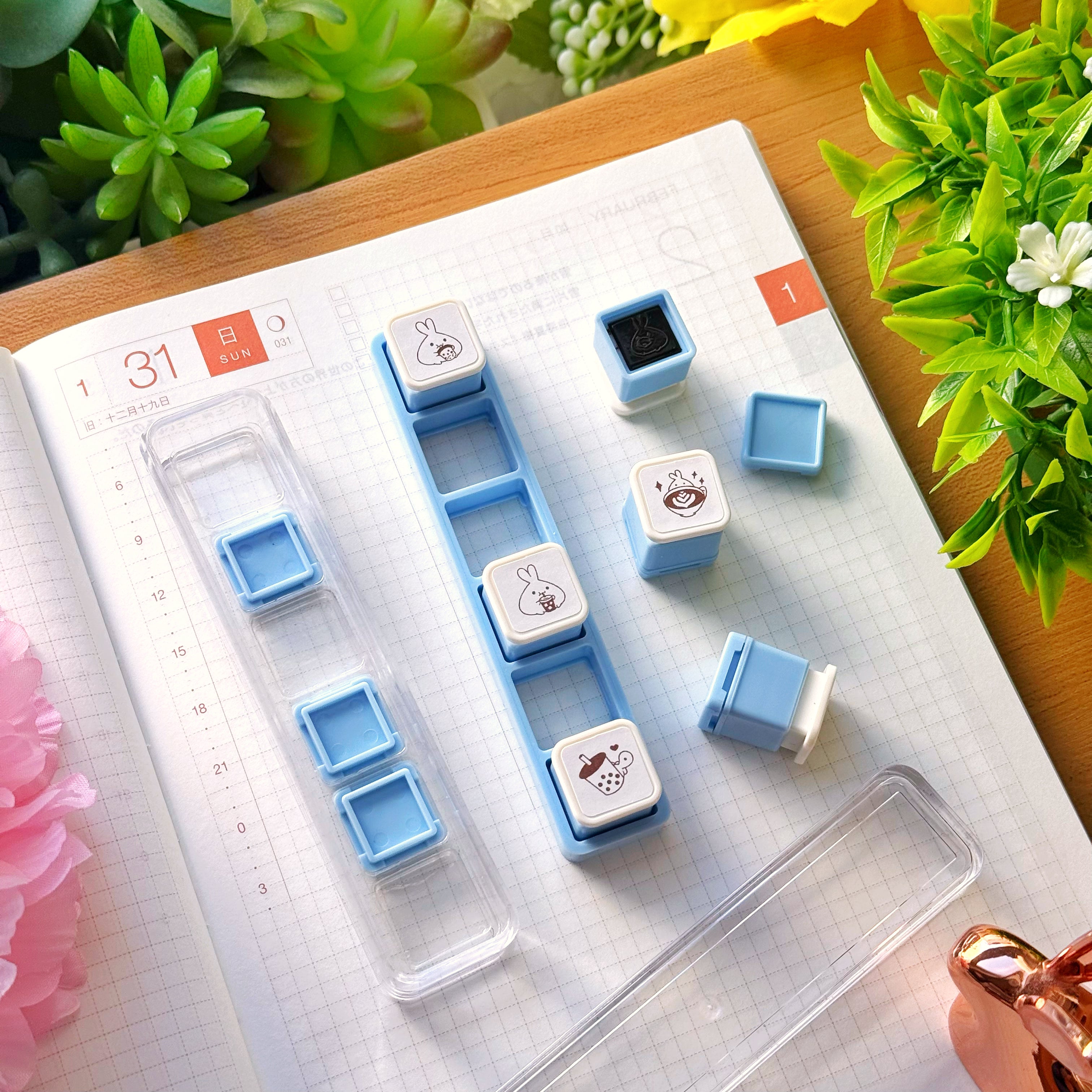 6-in-1 Removable Punch Stamp FULL SET (17 Designs)