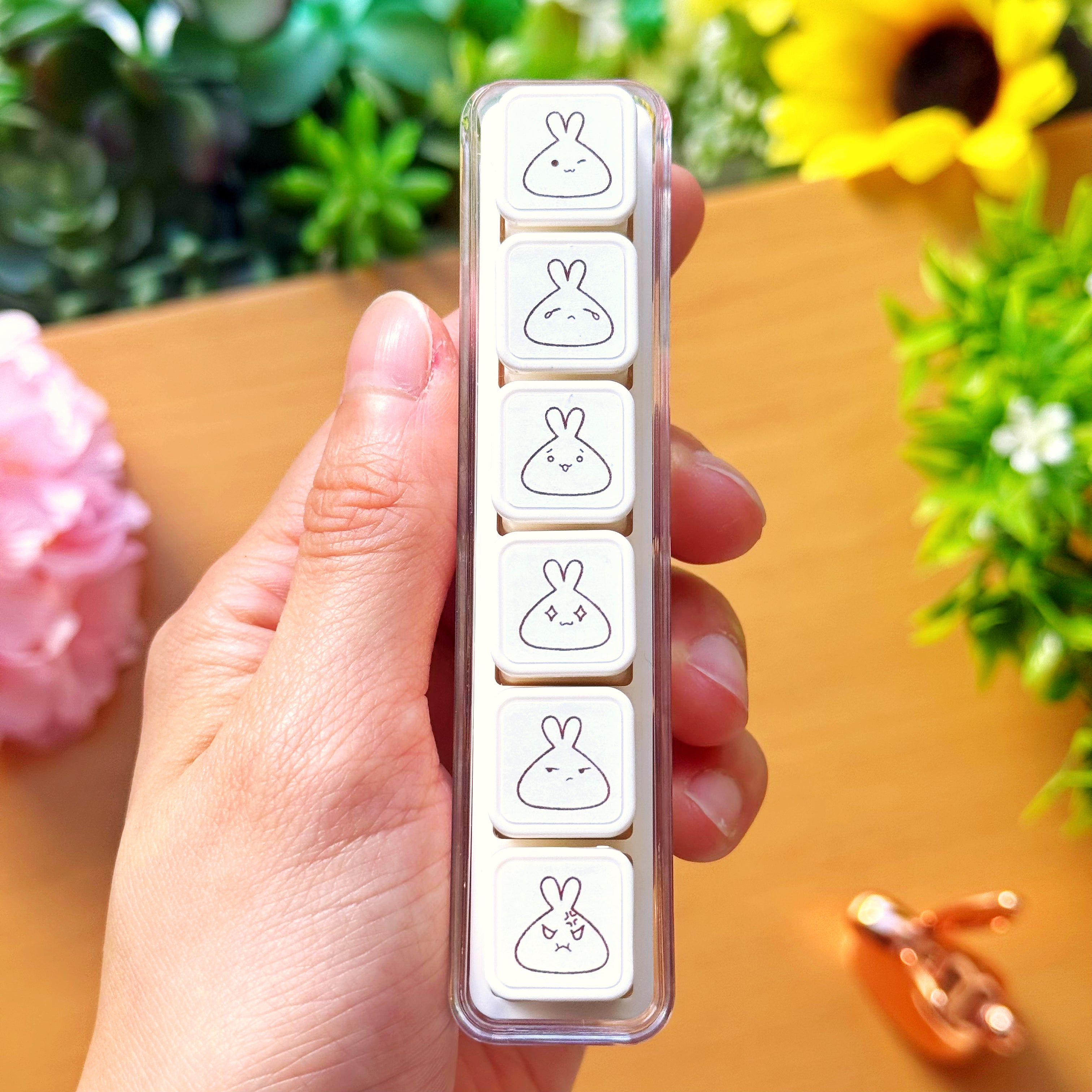 6-in-1 Removable Punch Stamp - Lil' Moods