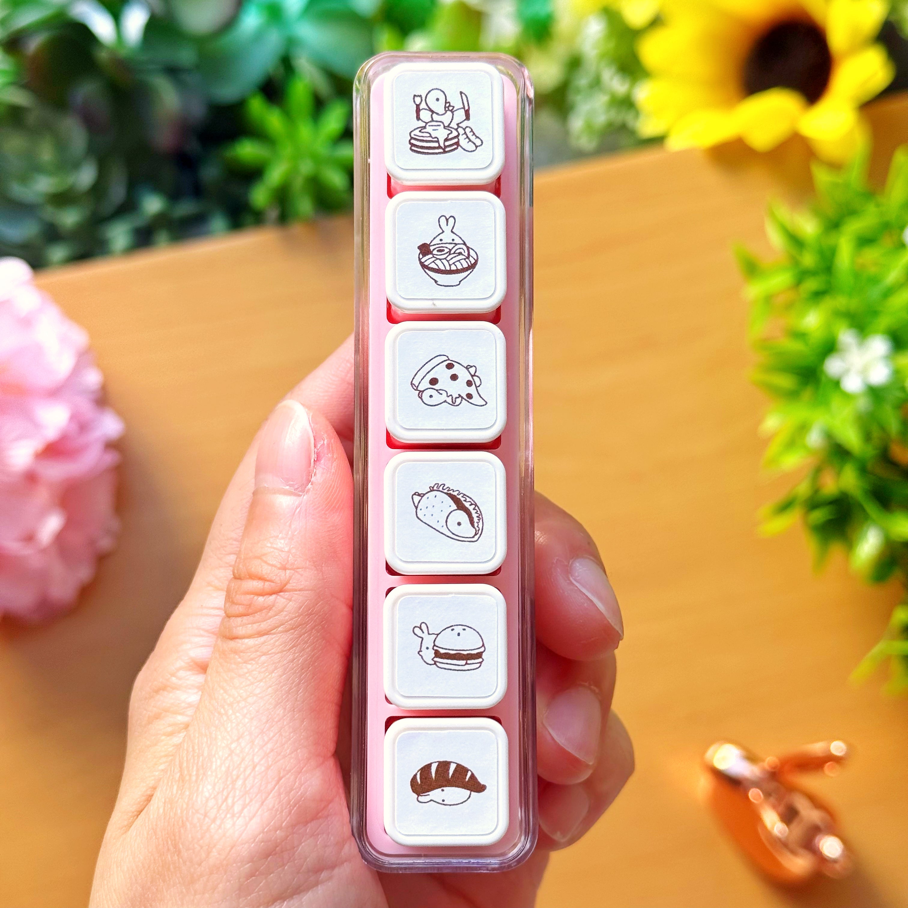 6-in-1 Removable Punch Stamp - Foodie Favorites