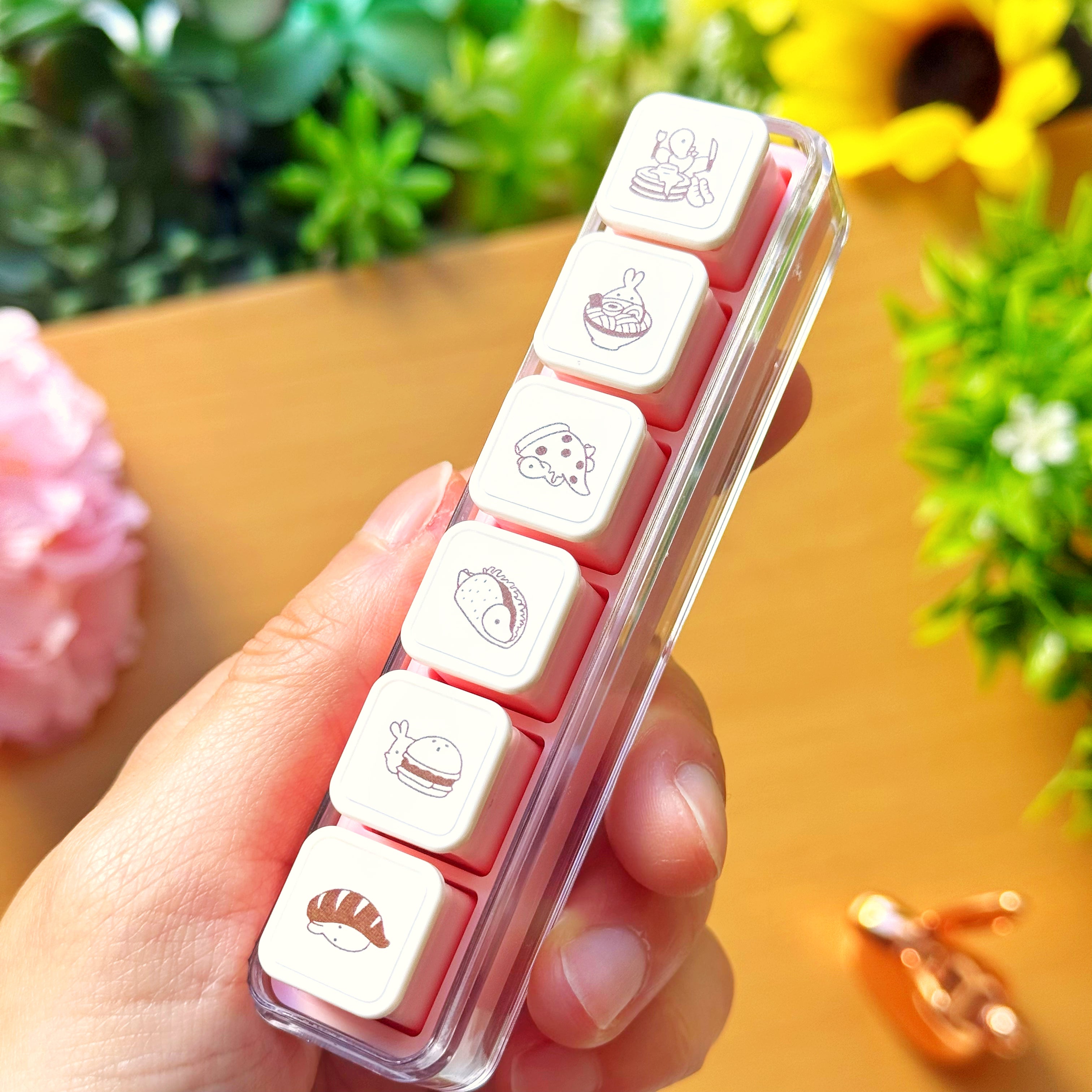 6-in-1 Removable Punch Stamp - Foodie Favorites