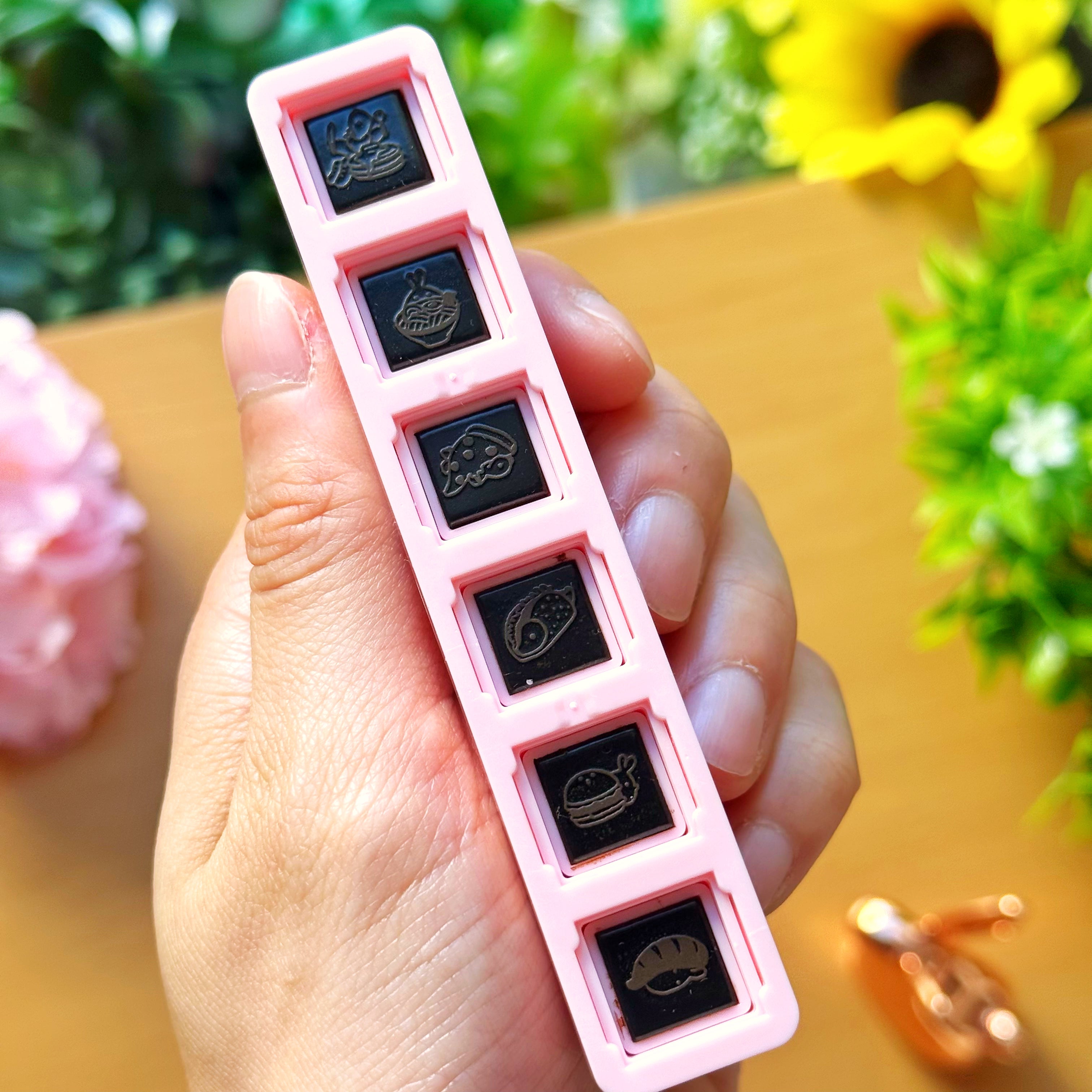 6-in-1 Removable Punch Stamp - Foodie Favorites