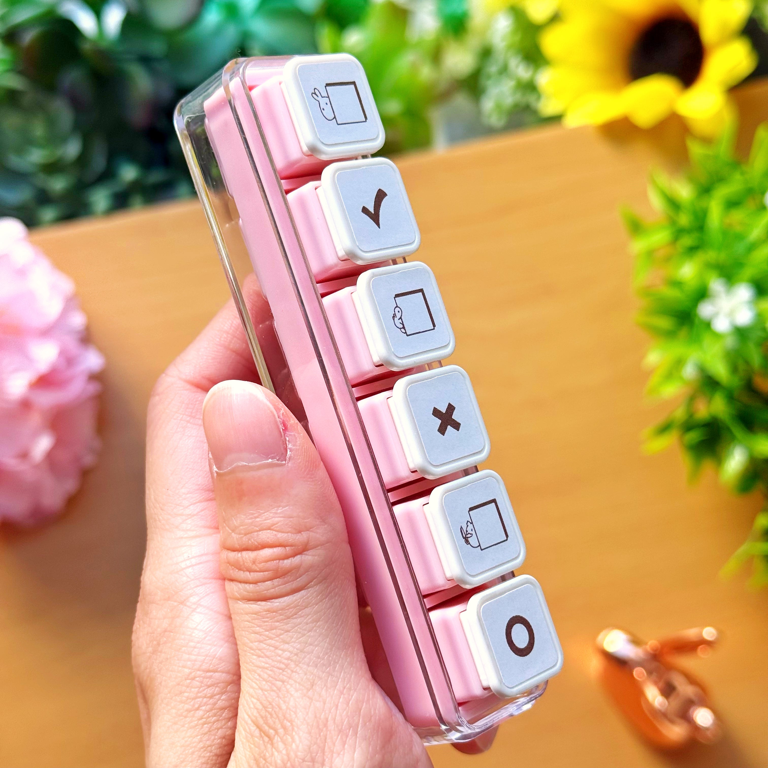 6-in-1 Removable Punch Stamp - Check It Off!