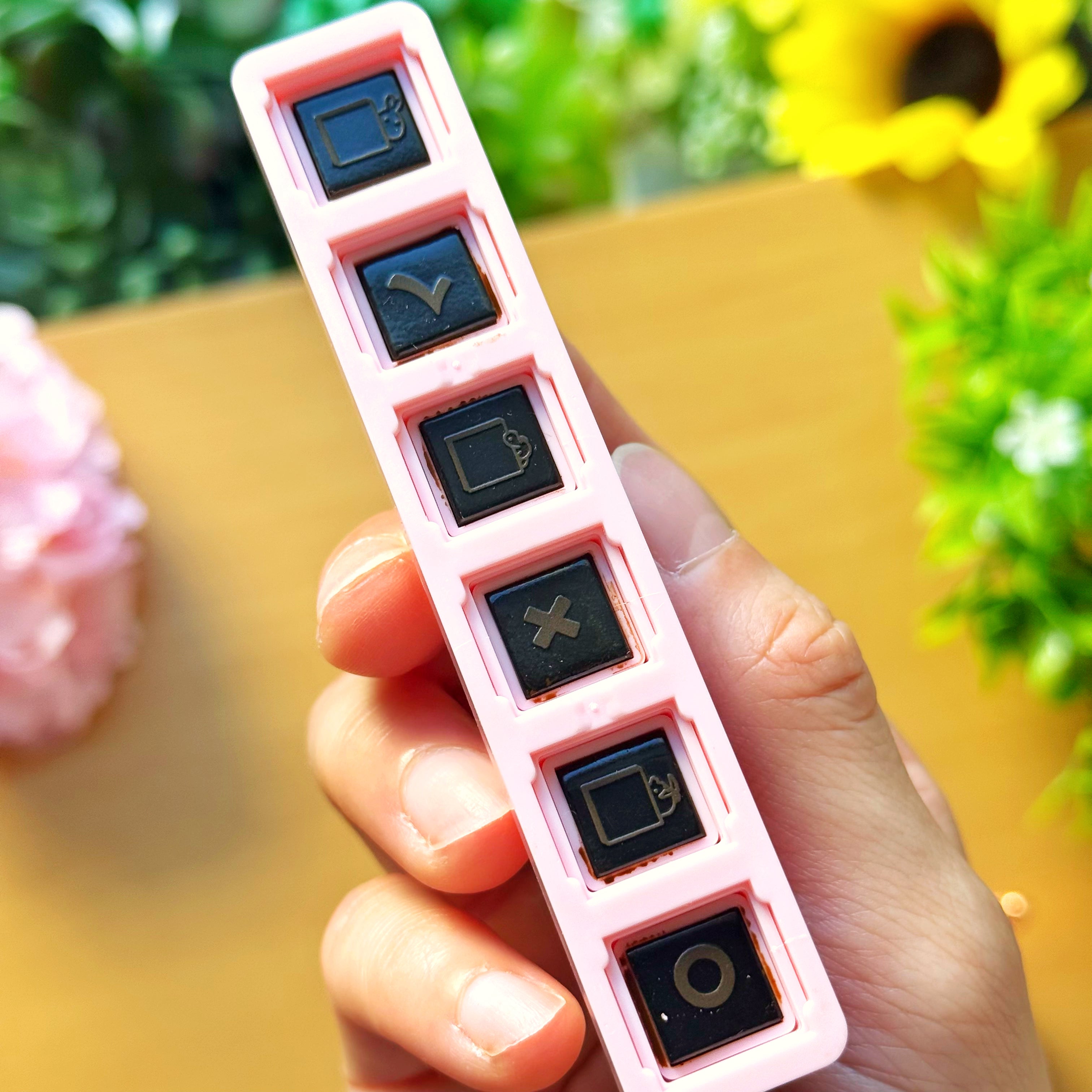 6-in-1 Removable Punch Stamp - Check It Off!