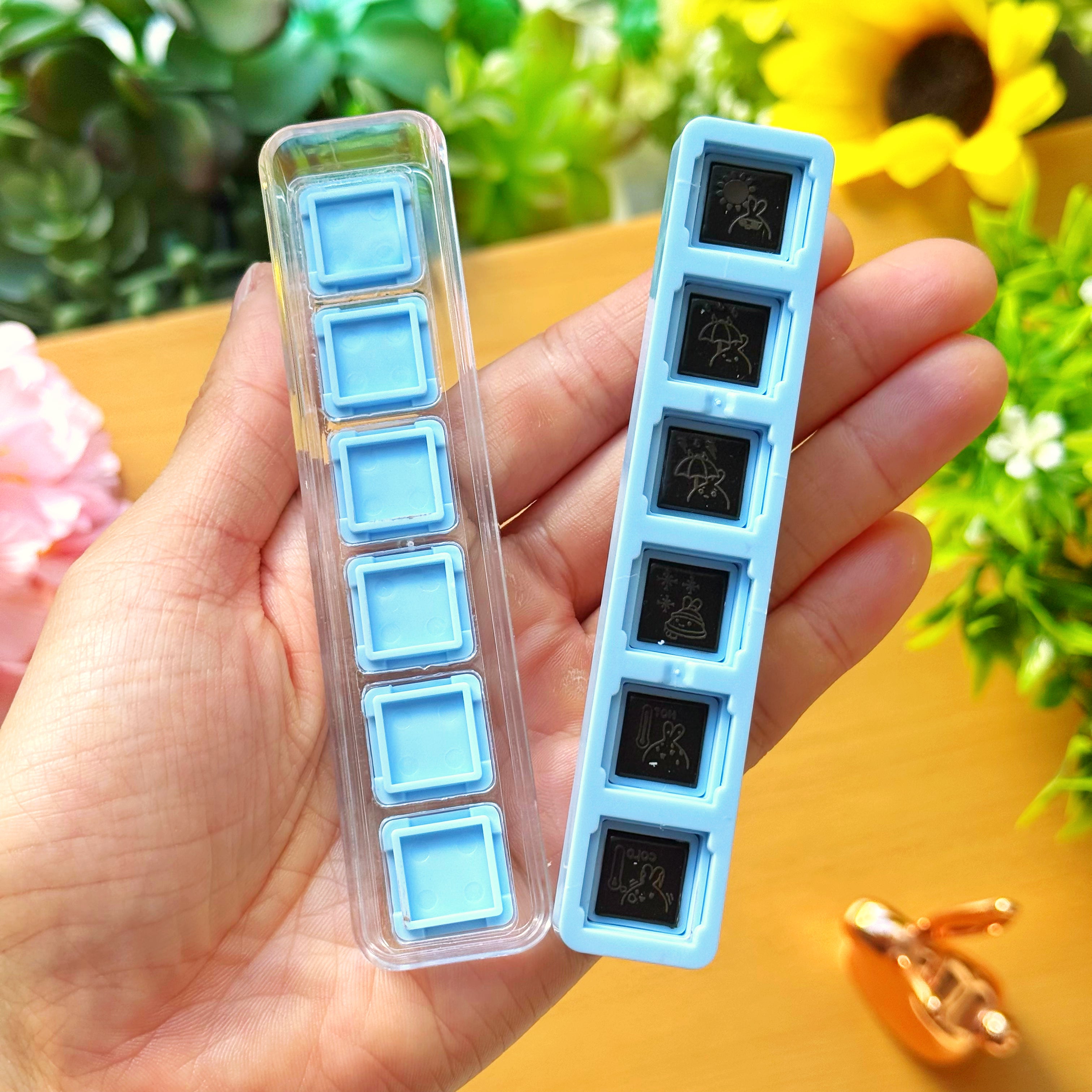 6-in-1 Removable Punch Stamp - Weather Forecast