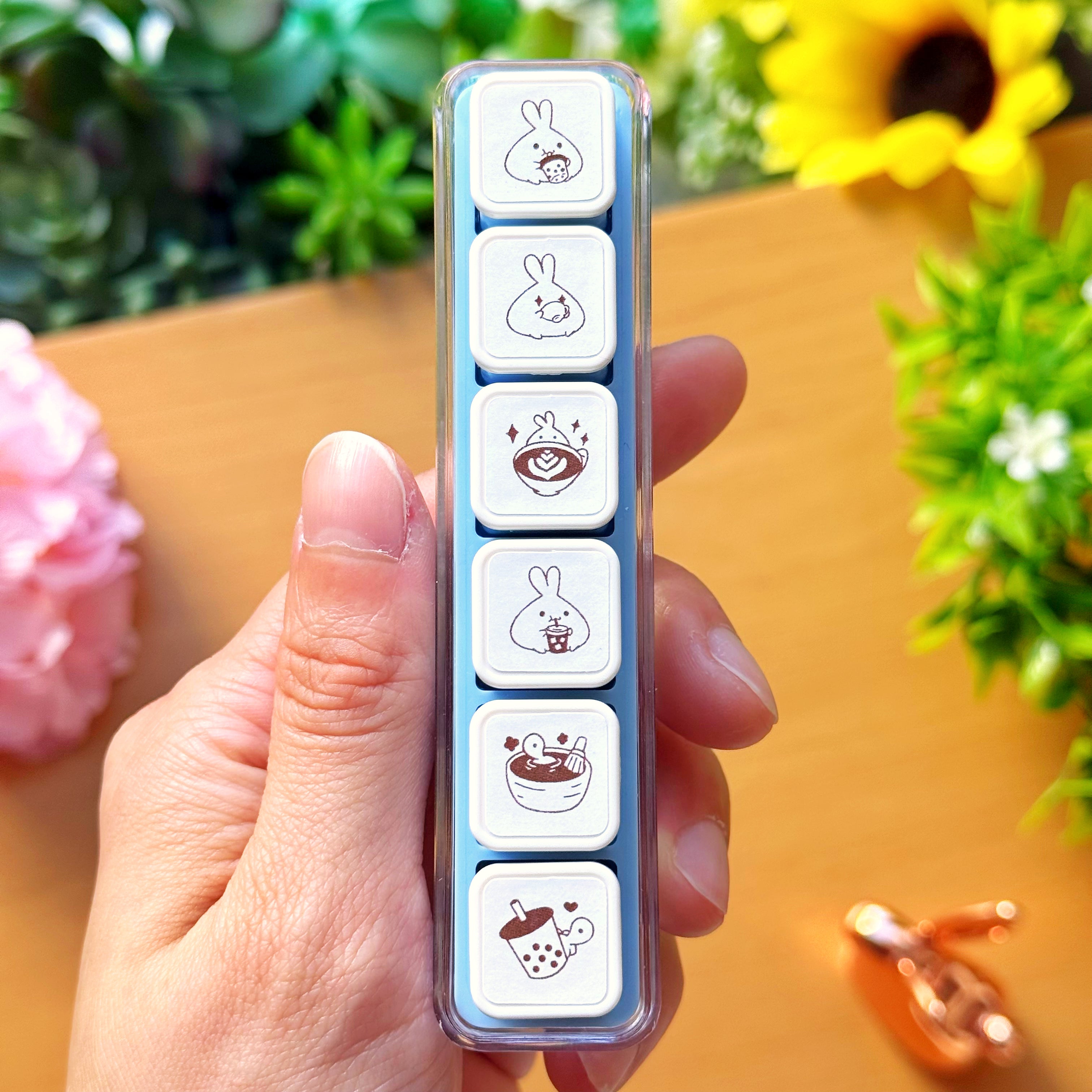 6-in-1 Removable Punch Stamp - Sip Sip Hooray!