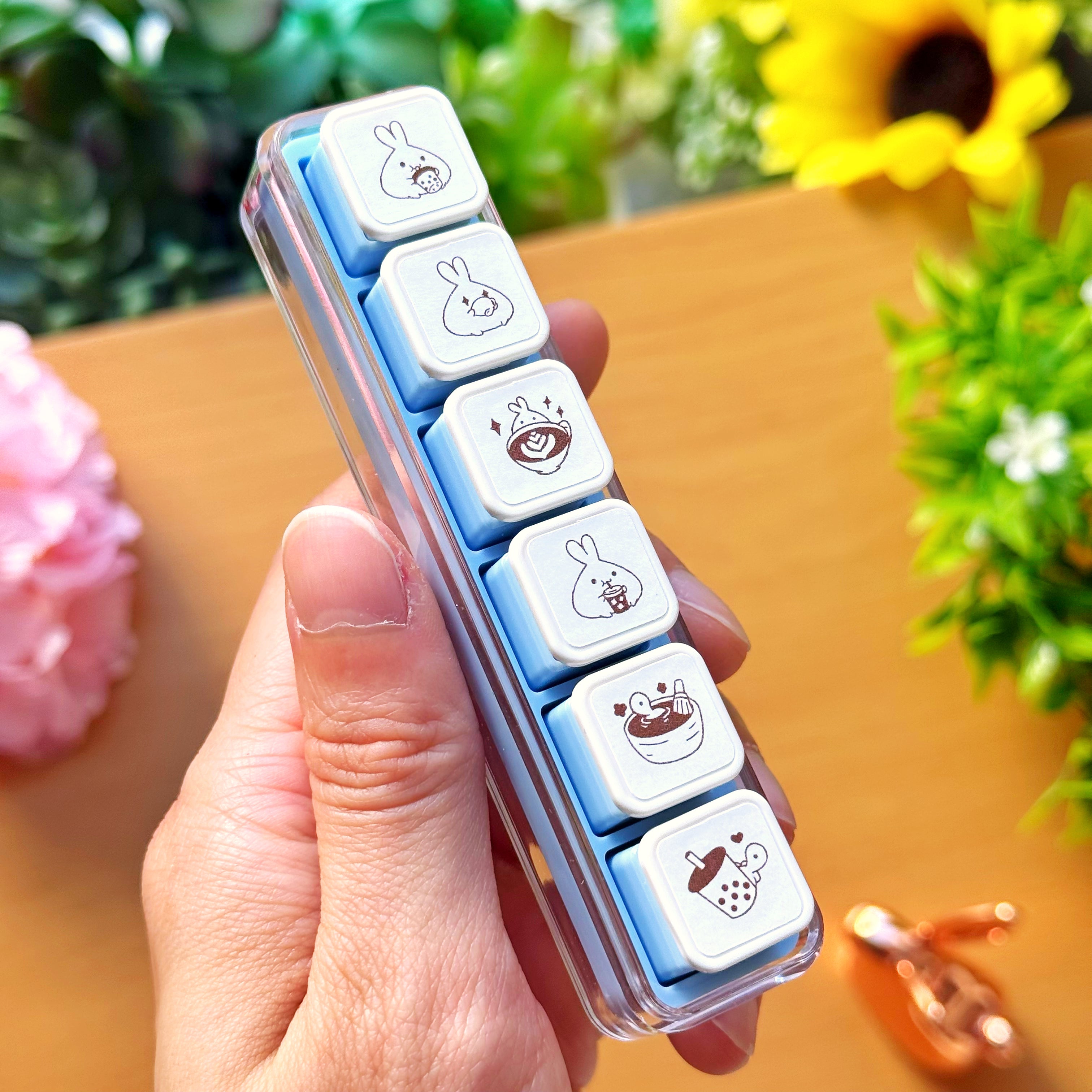 6-in-1 Removable Punch Stamp - Sip Sip Hooray!