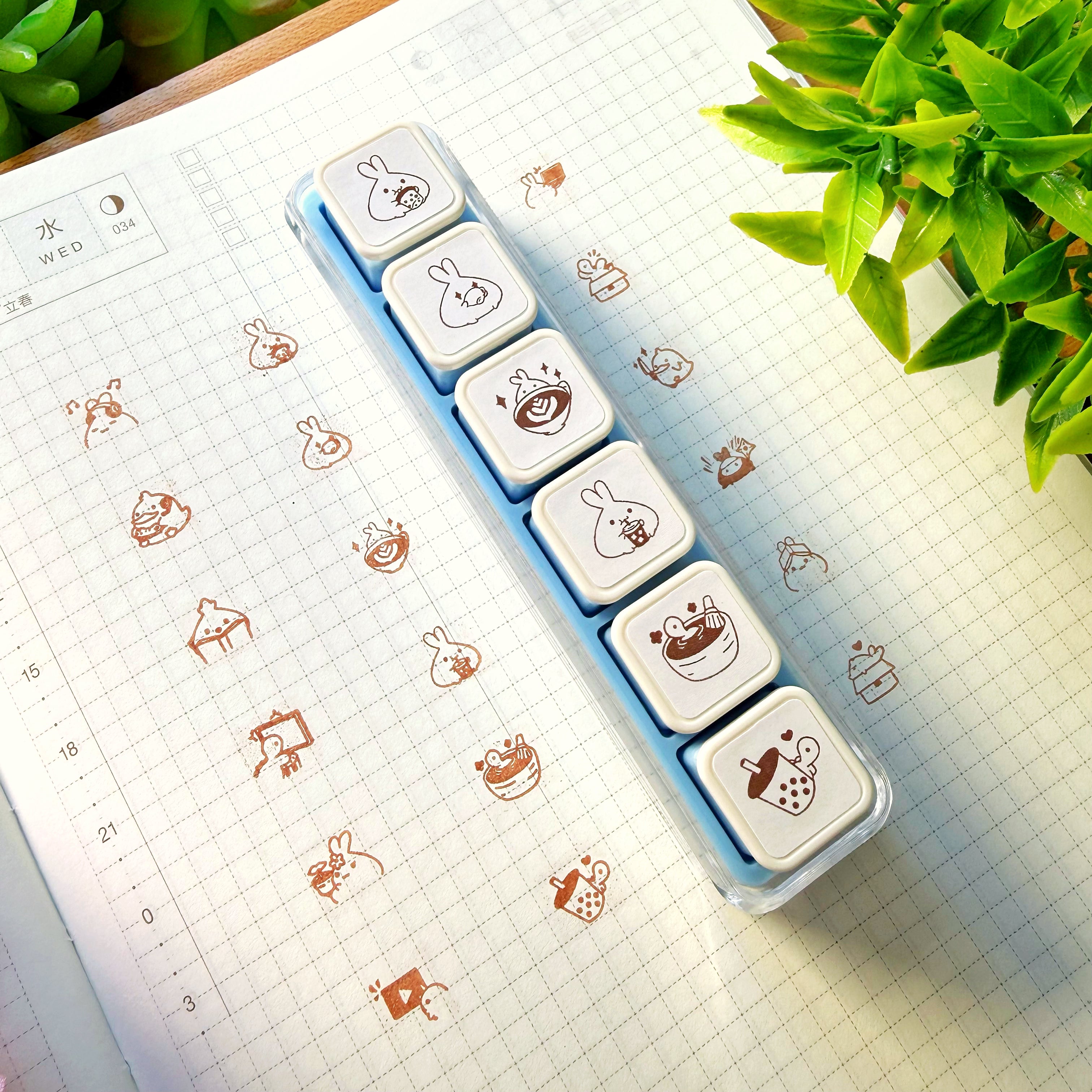 6-in-1 Removable Punch Stamp - Sip Sip Hooray!