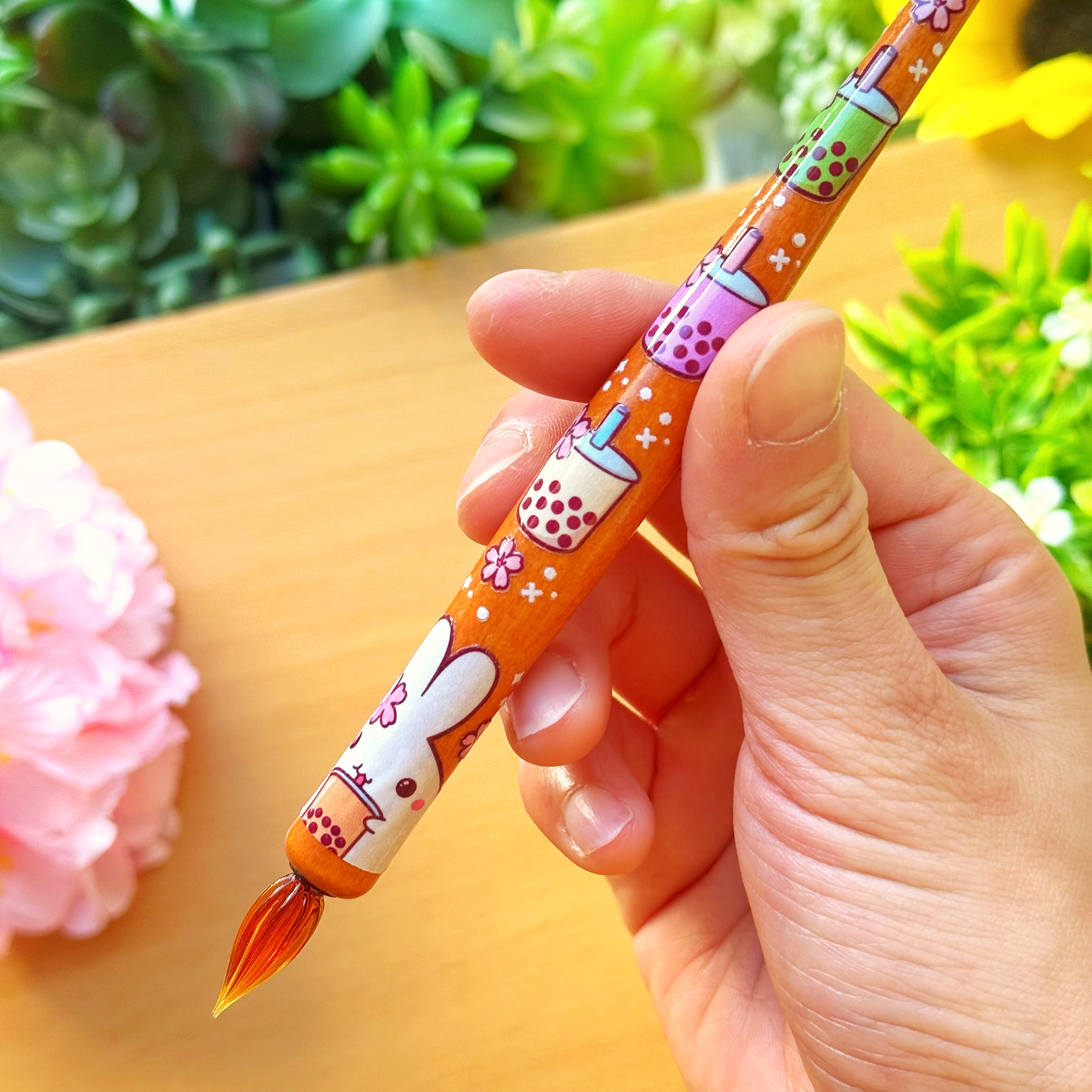 Dip Pen - Lil' Boba Blossoms
