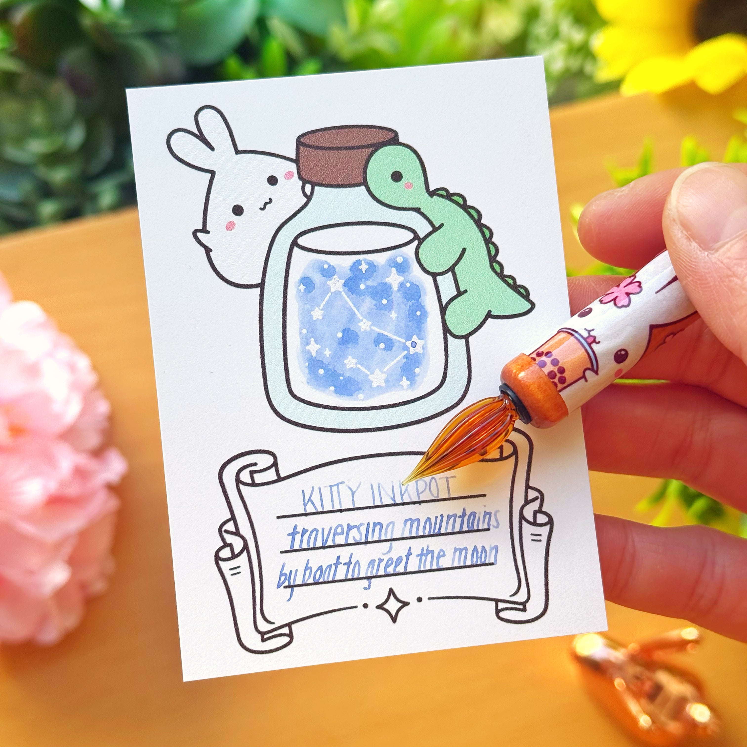 Dip Pen - Lil' Boba Blossoms