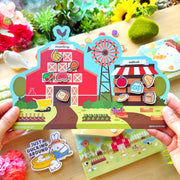 Fridge Grocery List & Acrylic Magnets Set