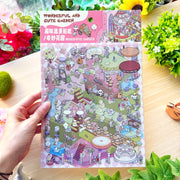 Isometric Scene Sticker - Enchanted Garden (Jumbo World)