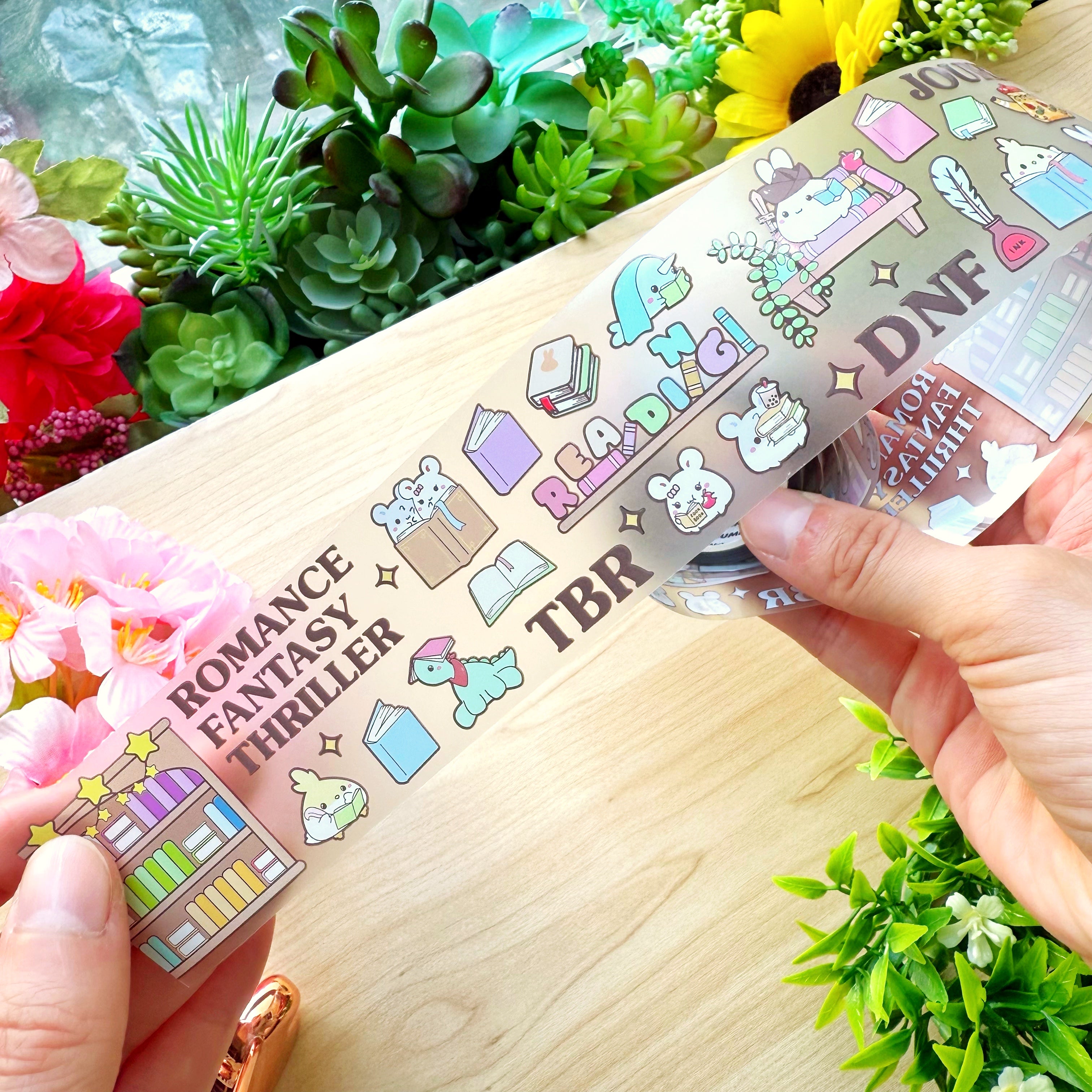 PET Tape - In the Library (UV Printing)