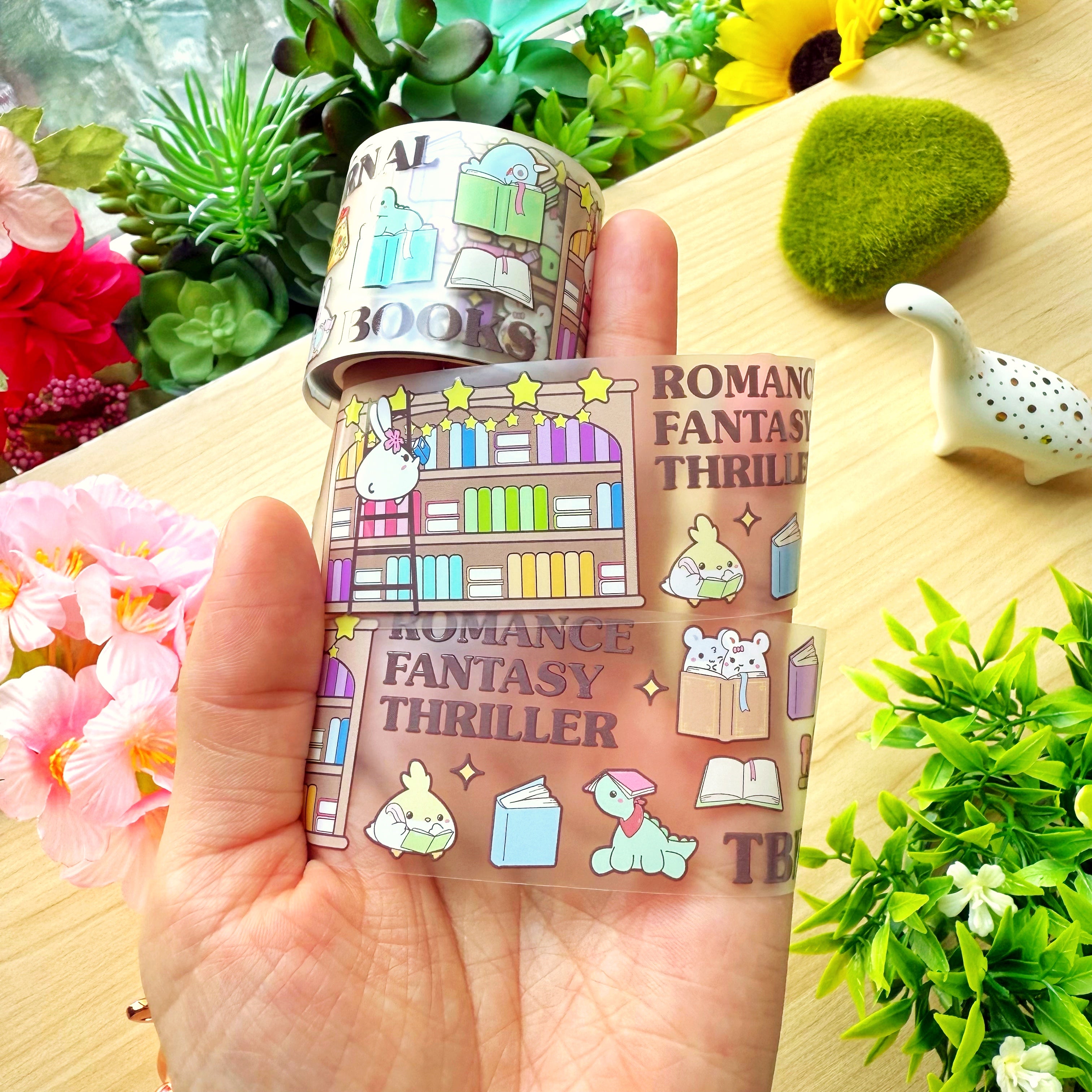 PET Tape - In the Library (UV Printing)