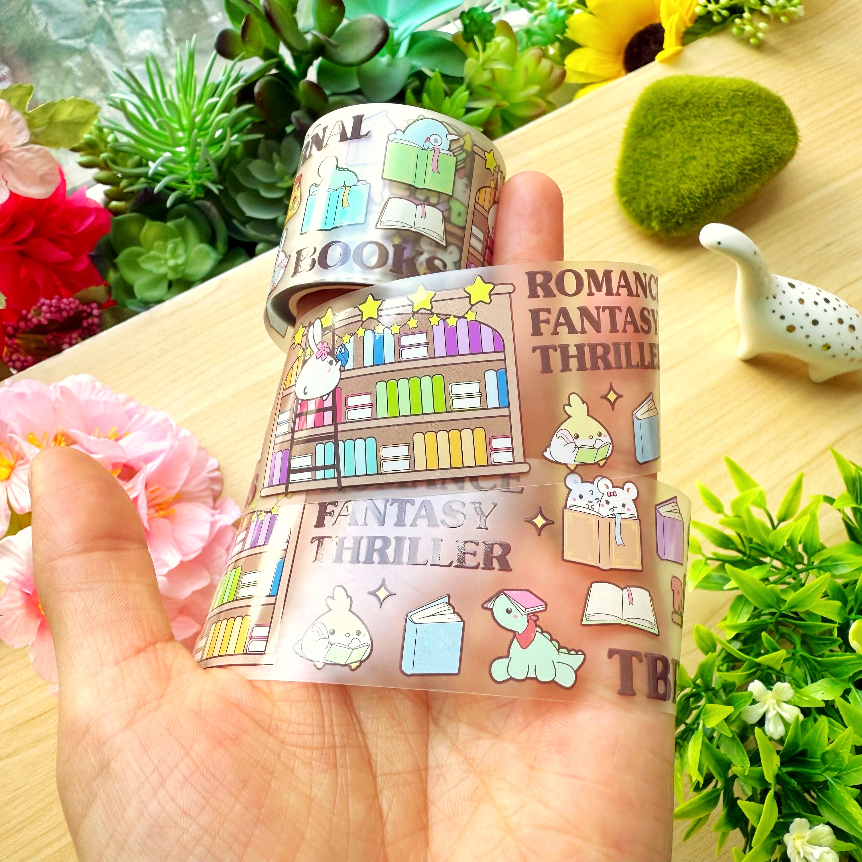 PET Tape - In the Library (UV Printing)