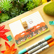 Wooden Stamp - What Did the Fox Say (20mm)