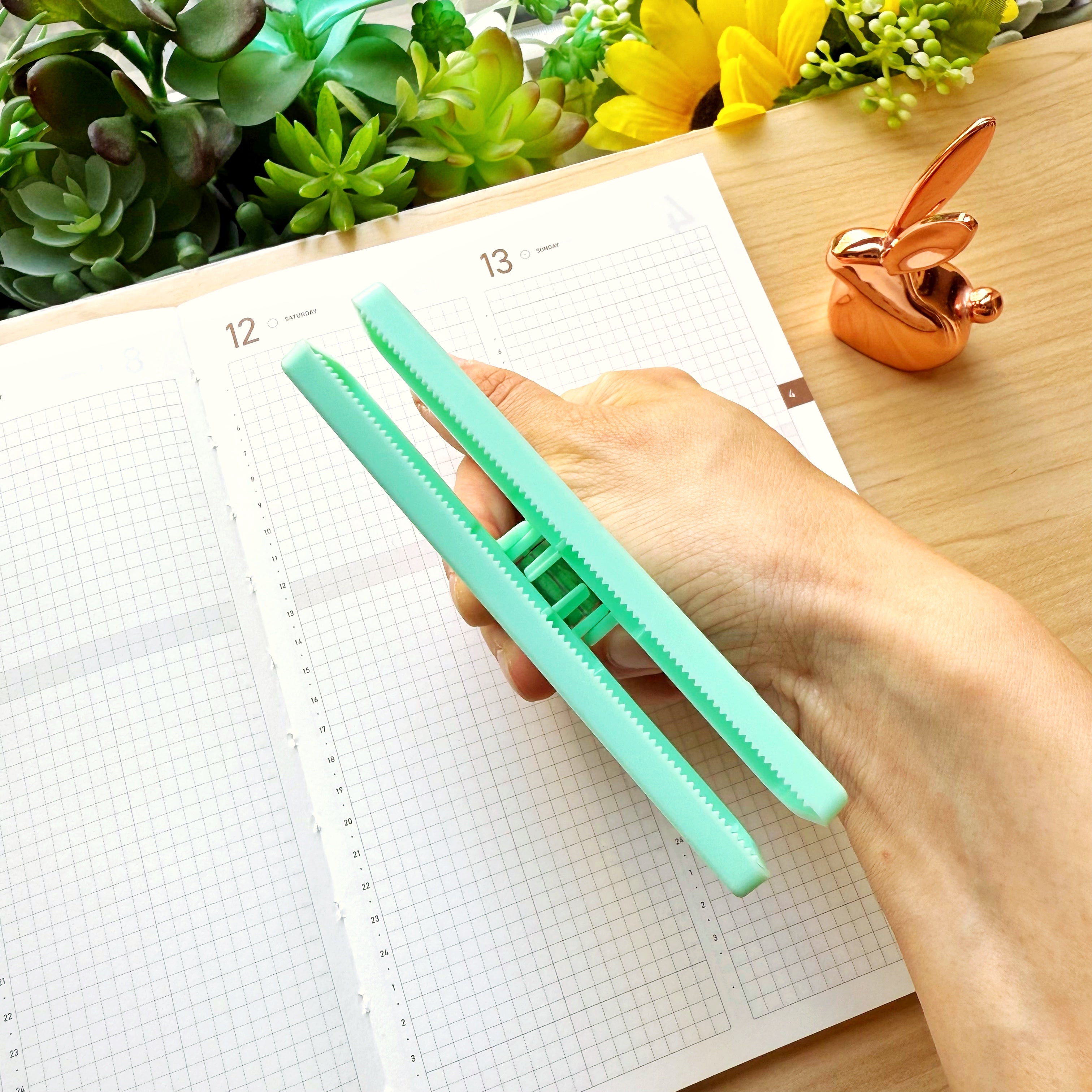 Notebook Clip - Lil&#39; Productive (Mint)