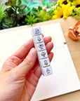 Punch Stamp - Schedule