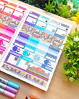 Hobonichi COUSIN - Lil' Cyber City Life - Holo Gold Foil