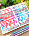 Hobonichi COUSIN - Lil' Cyber City Life - Holo Gold Foil