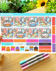 Hobonichi COUSIN - Lil' Cyber City Life - Holo Gold Foil