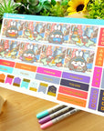 Hobonichi COUSIN - Lil' Cyber City Life - Holo Gold Foil