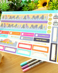 Hobonichi COUSIN - Lil' Cyber City Life - Holo Gold Foil