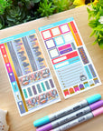 Hobonichi WEEKS - Lil' Cyber City Life - Holo Gold Foil