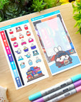 Hobonichi WEEKS - Lil' Cyber City Life - Holo Gold Foil