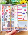 Hobonichi WEEKS - Lil' Cyber City Life - Holo Gold Foil