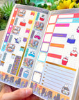 Hobonichi WEEKS - Lil' Cyber City Life - Holo Gold Foil